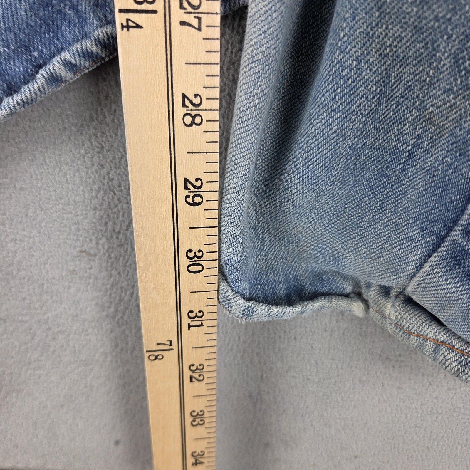 Vintage Levis Engineered Jeans Mens 32×32 Blue Twisted Light Wash Zip Fly
