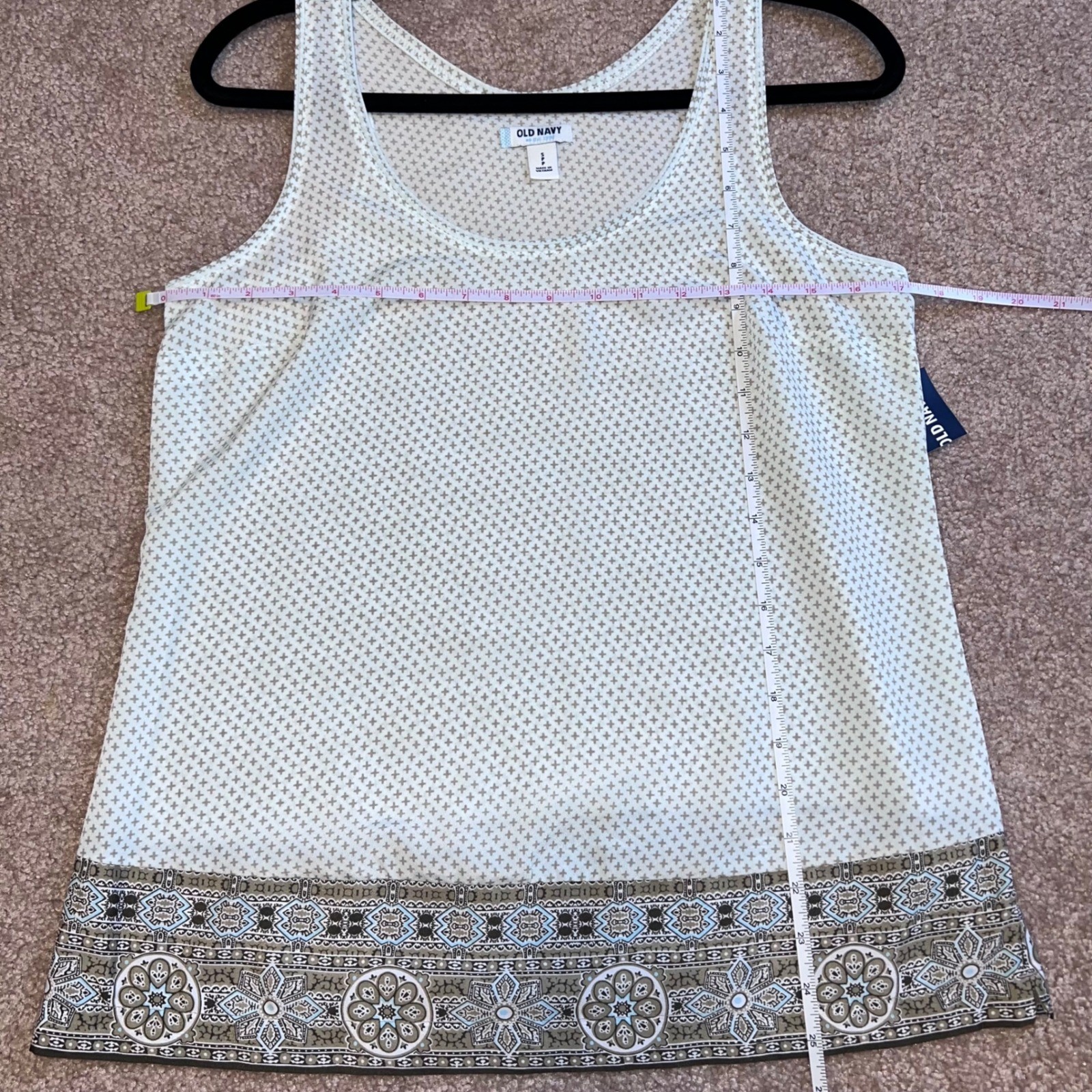 Sheer breezy tank for a hot summer day, nighttime outdoors