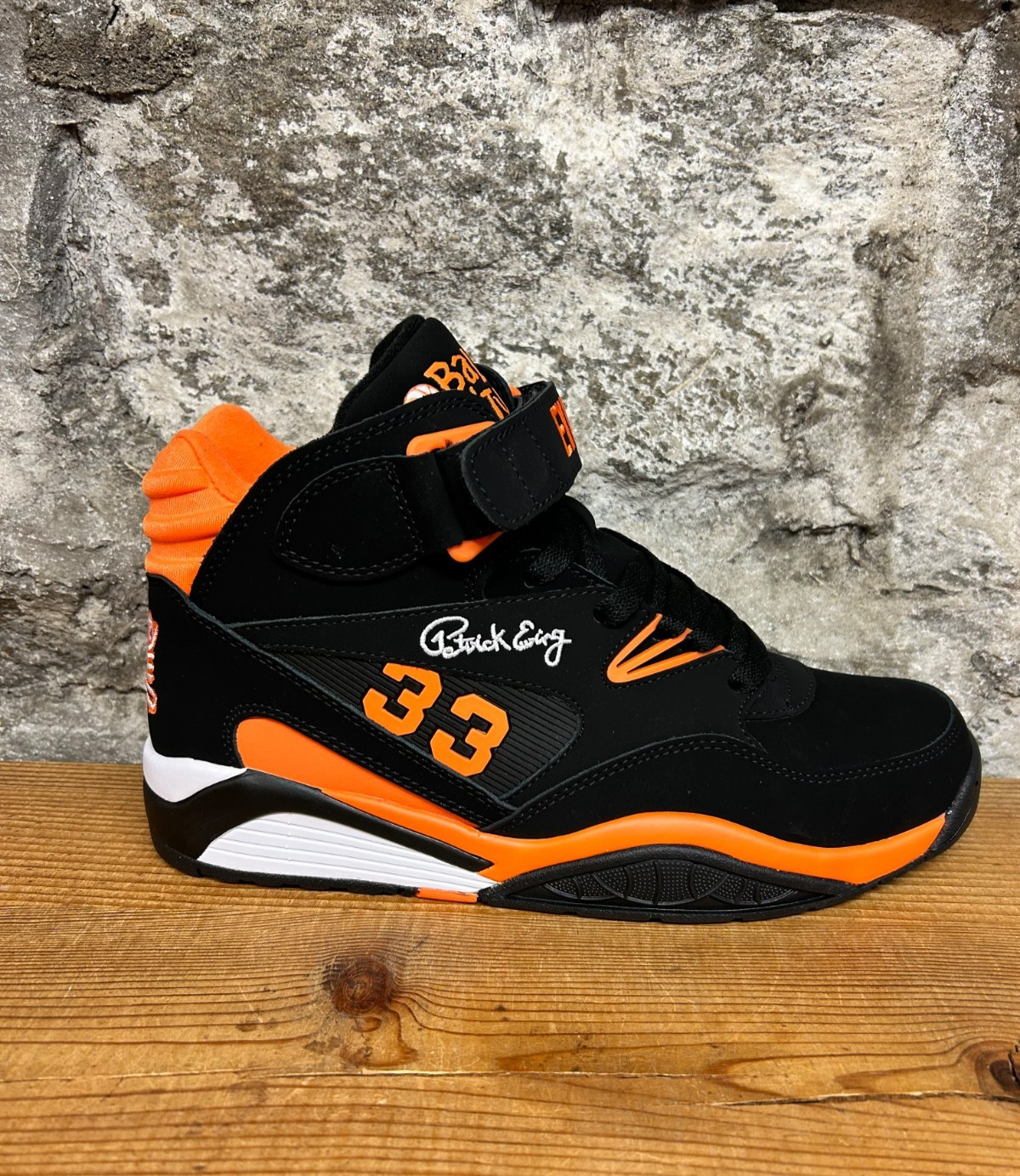 Ewing KROSS x Naughty By Nature 1EWNBN01-118 Black/Orange/White Mens New In Box
