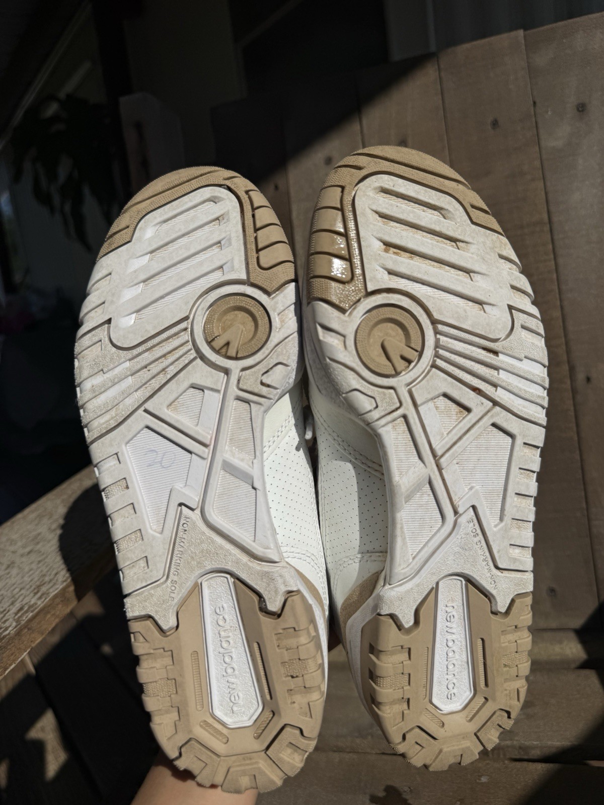 New Balance 550 White Incense Tan Beige Sneakers Women 7 / Men 5.5