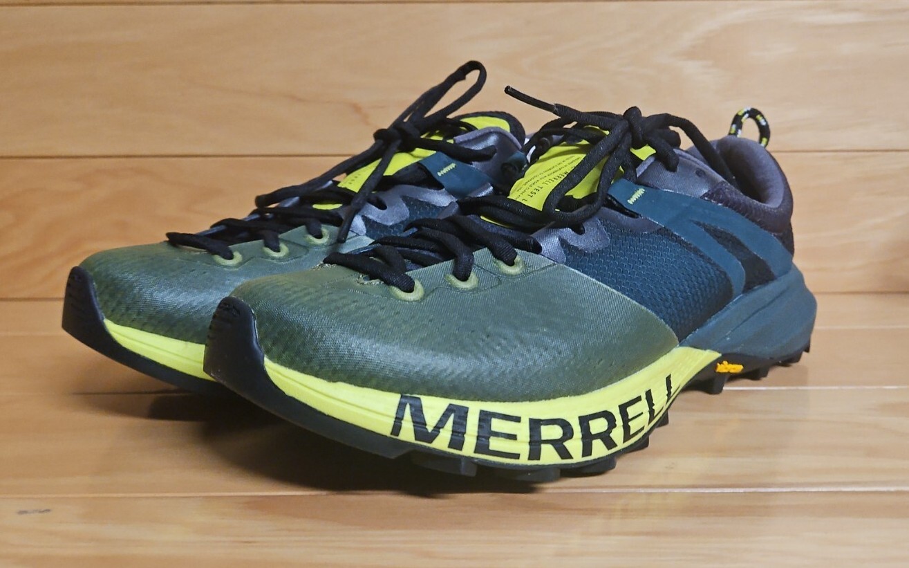Merrell MTL MQM Womens Hiking TRAIL Running 7.5 Shoe Sneaker Hi Vize Jade Green