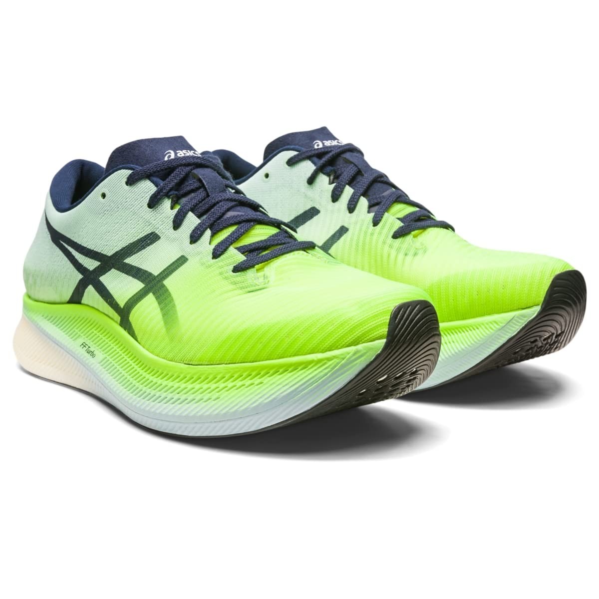 ASICS Men’s METASPEED Sky Running Shoes, Size 11.5 US Hazard Green/Sky