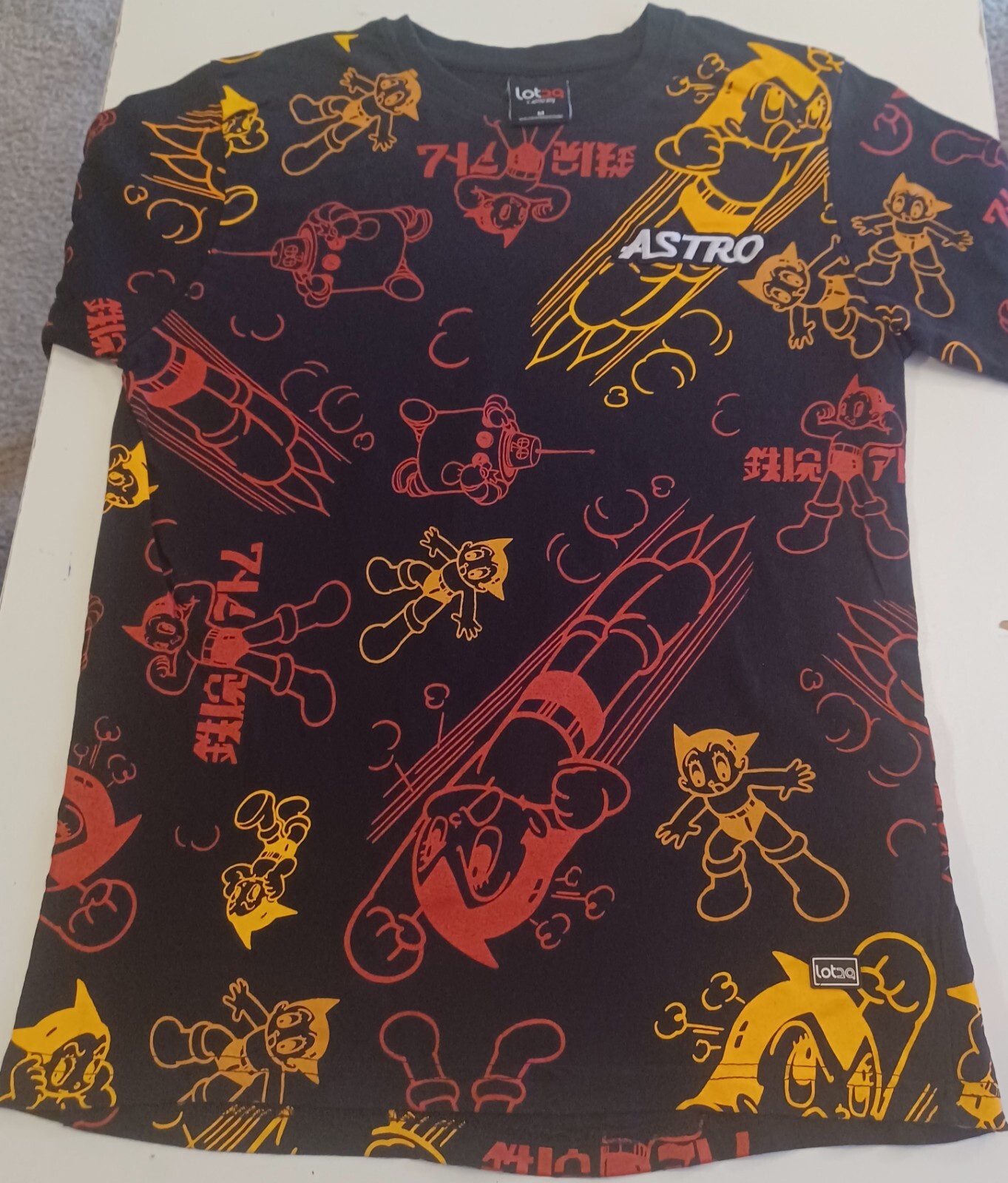 Lot 29 x Astro Boy Graphic All Over Print Manga Anime Medium Tee Shirt