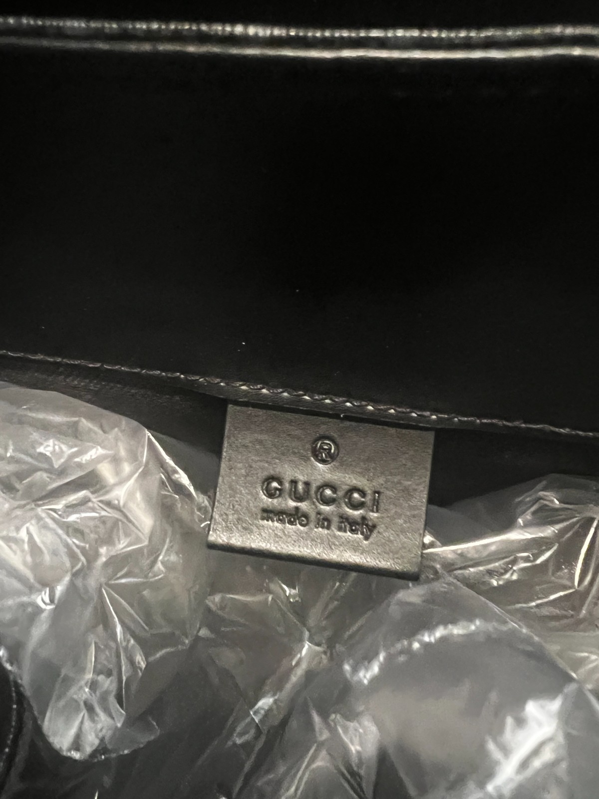 GUCCI GG Supreme Canvas Backpack Black