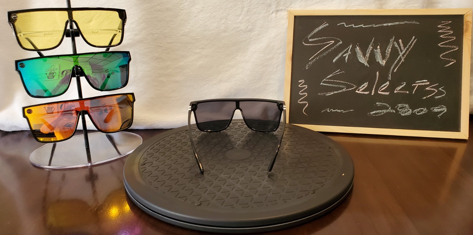 Men’s sunglasses Quiksilver SCIFI Shield mirror Polarized UV400 BLACK/BLACK