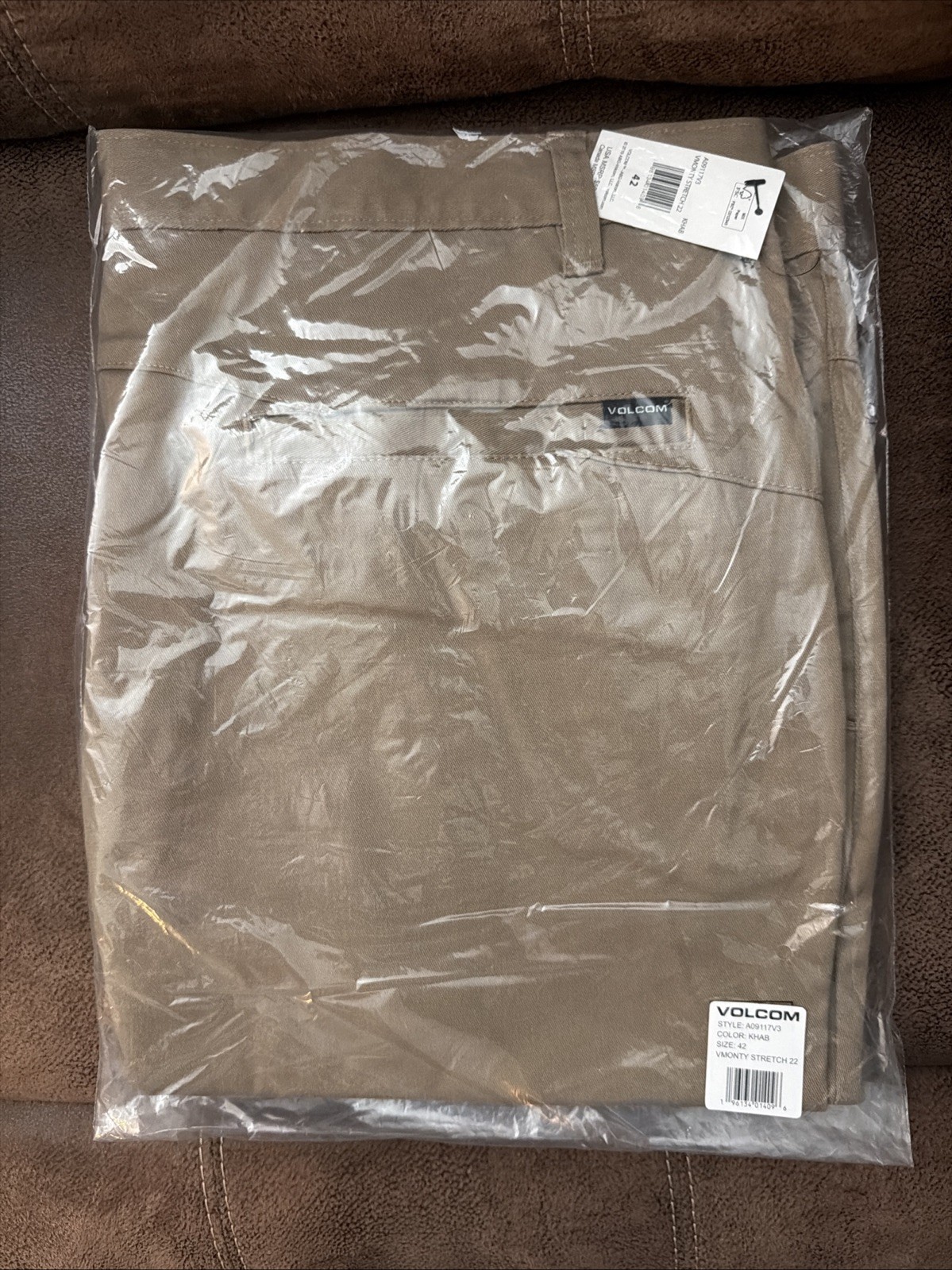 Volcom V Monty Shorts 42 Tan Beige