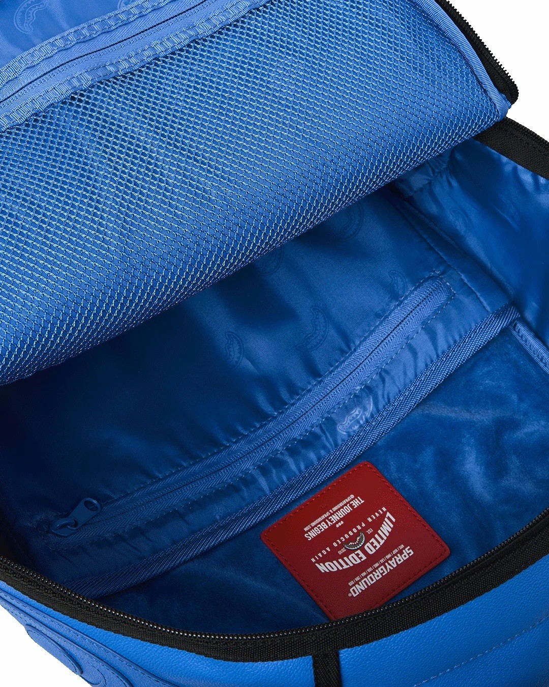 SPRAYGROUND LIMITED EDITION BACKPACK MIDNIGHT VOYAGE ROYAL BLUE HENNY SHARK NEW