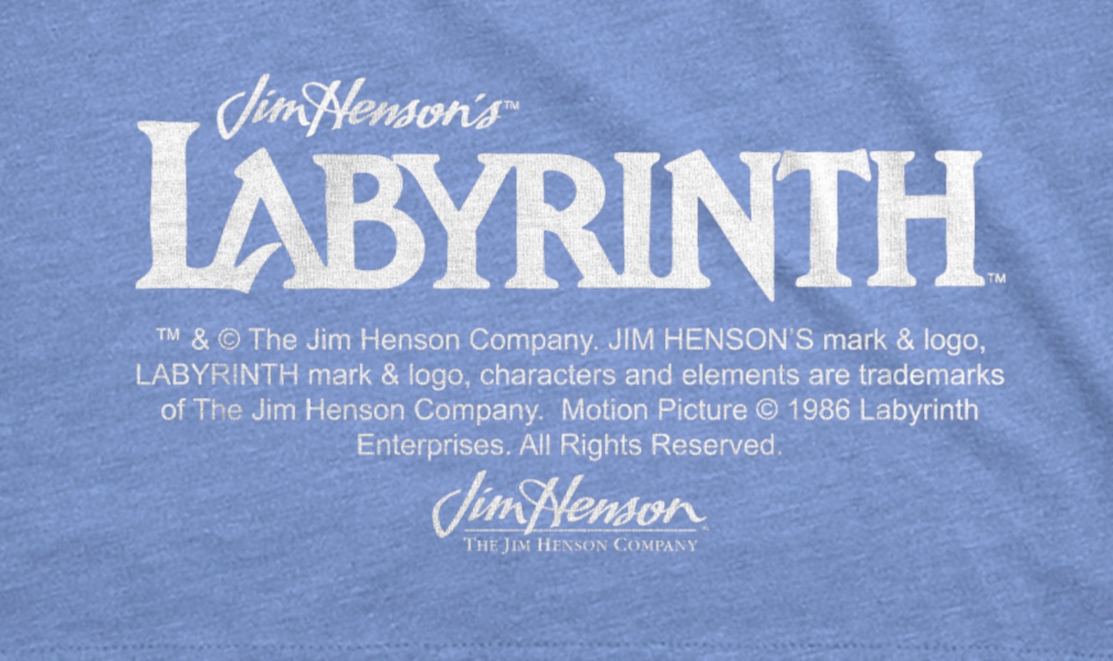 Womens Ello Tea Company Funny T Shirts Jim Henson’s Labyrinth Worm Movie Tee For