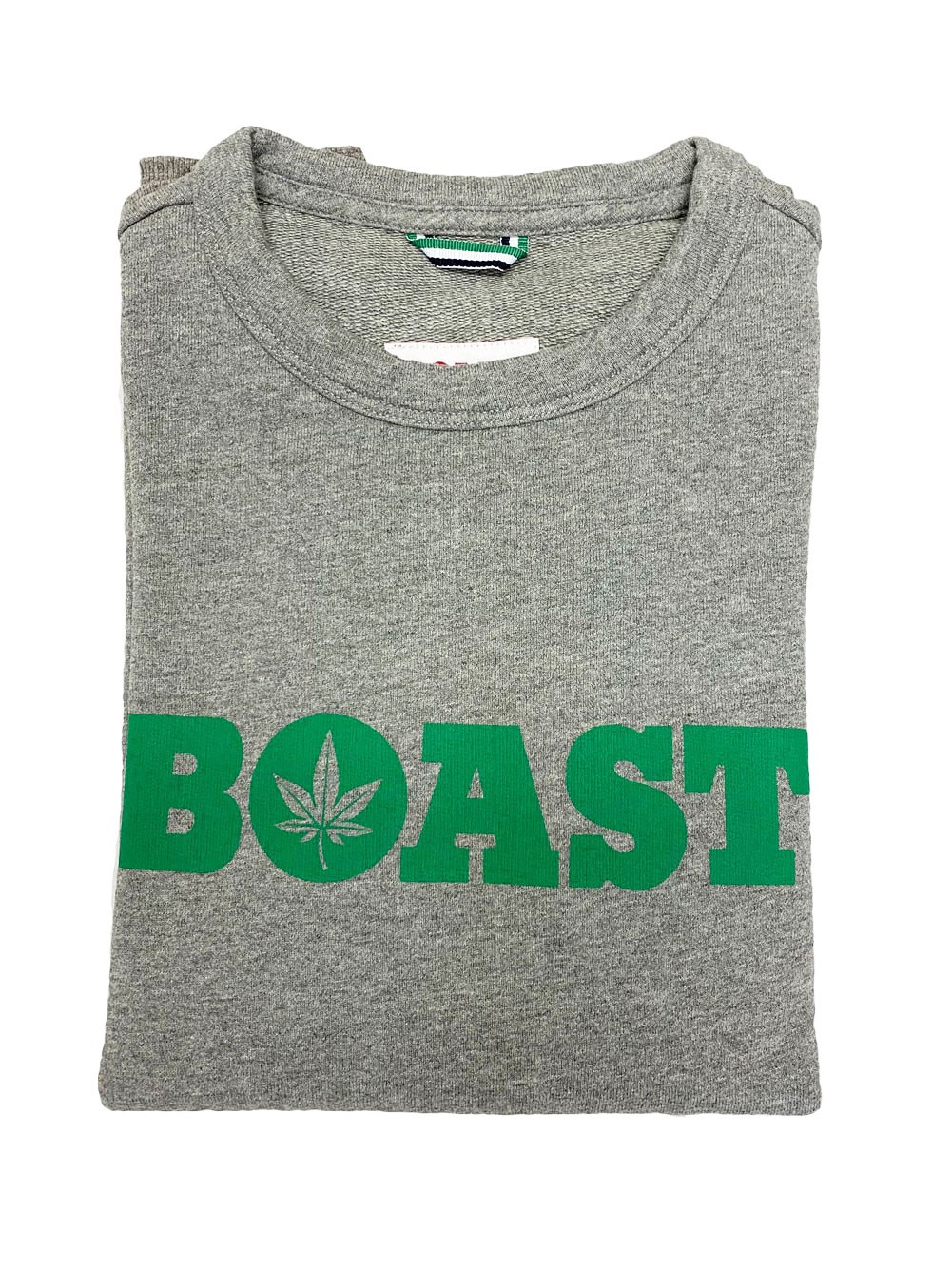 BOAST Women’s Heather Gray Crewneck Sweatshirt $125 NEW