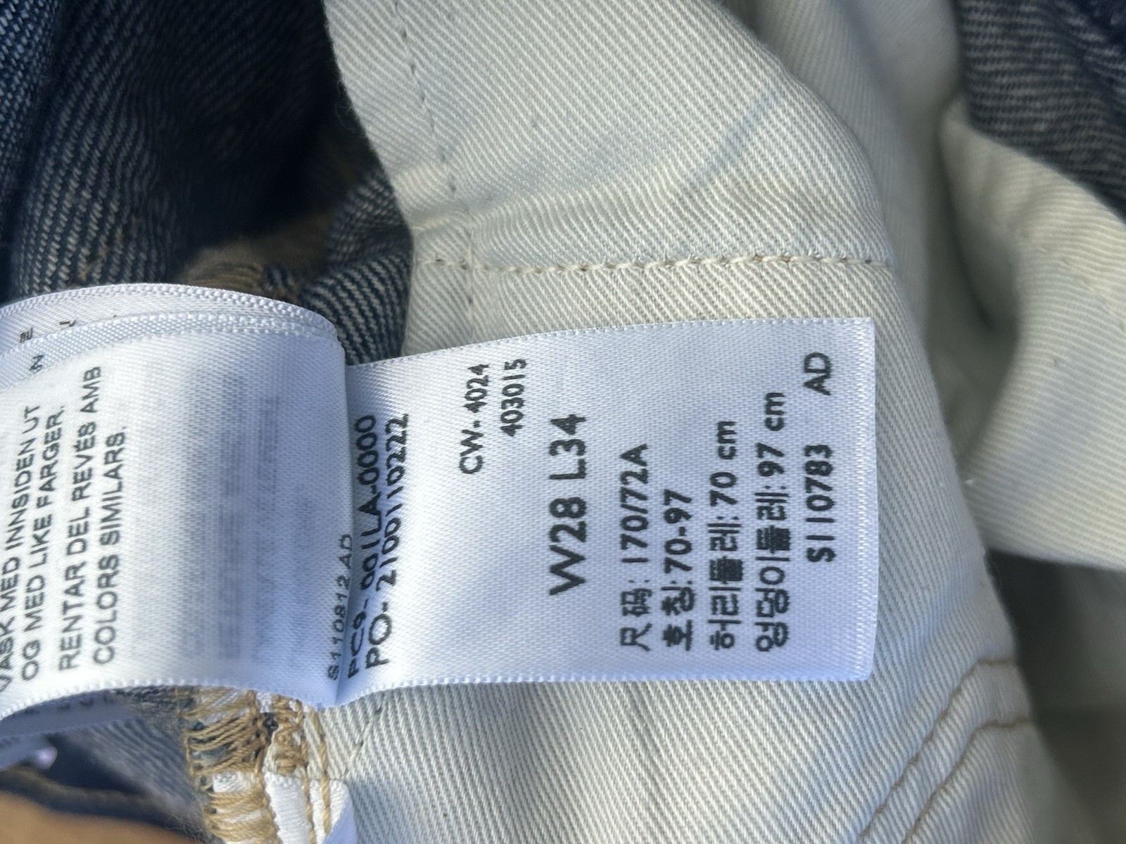 Levi’s Selvage Denim Jeans
