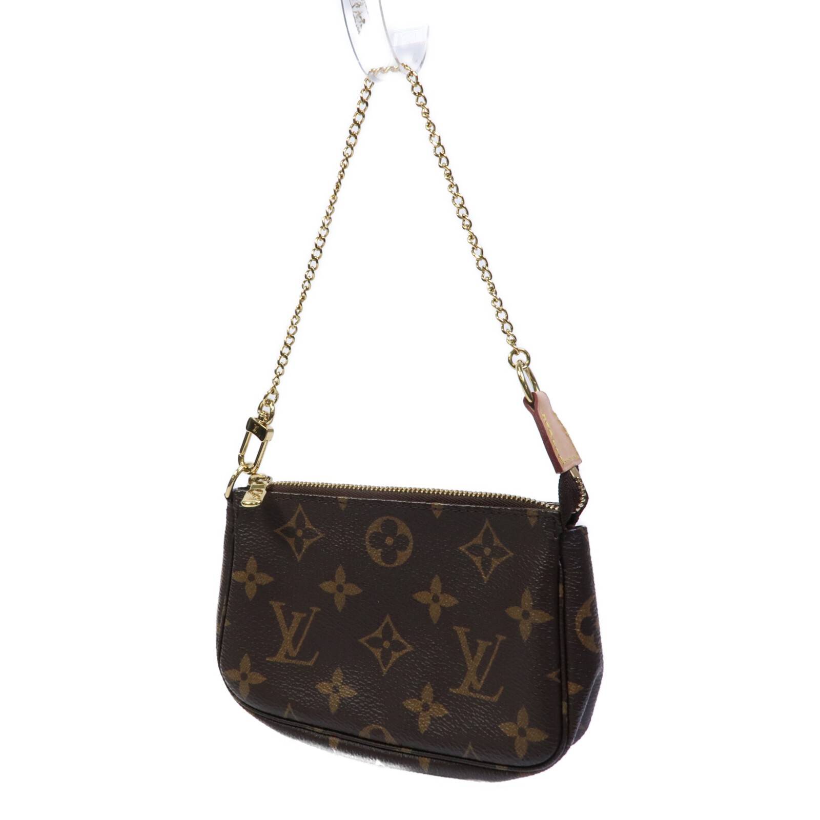 LOUIS VUITTON LV GHW Mini Pochette Accessoires Handbag M58009 Monogram Brown