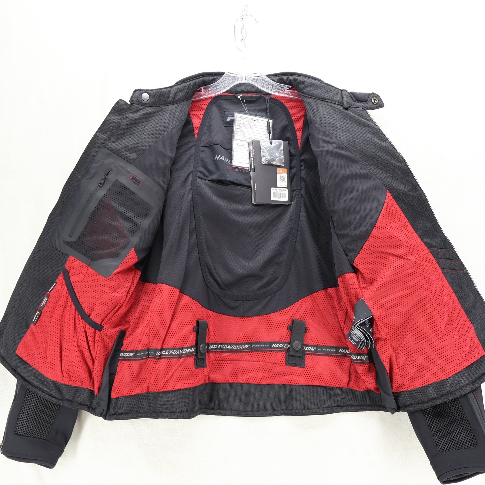 Harley-Davidson FXRG Men Black Mesh Riding Jacket CW19MFJ11152 Large NWT