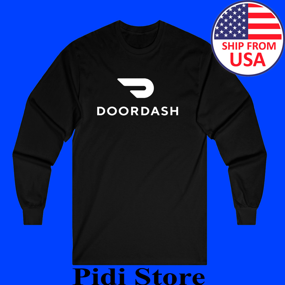 Doordash Food Delivery Driver Men’s Black Size S to 2XL