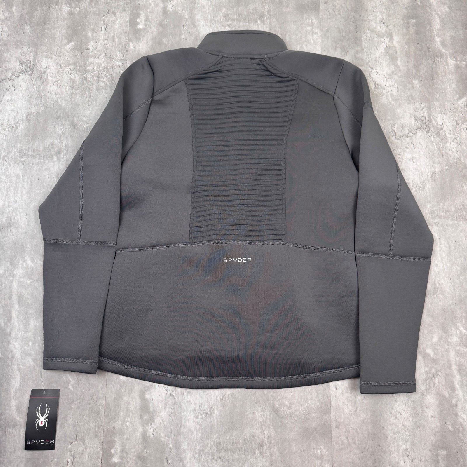 Spyder Venom Full Zip Jacket Womens Medium Gray Full Zip Outdoors S16522 NWT