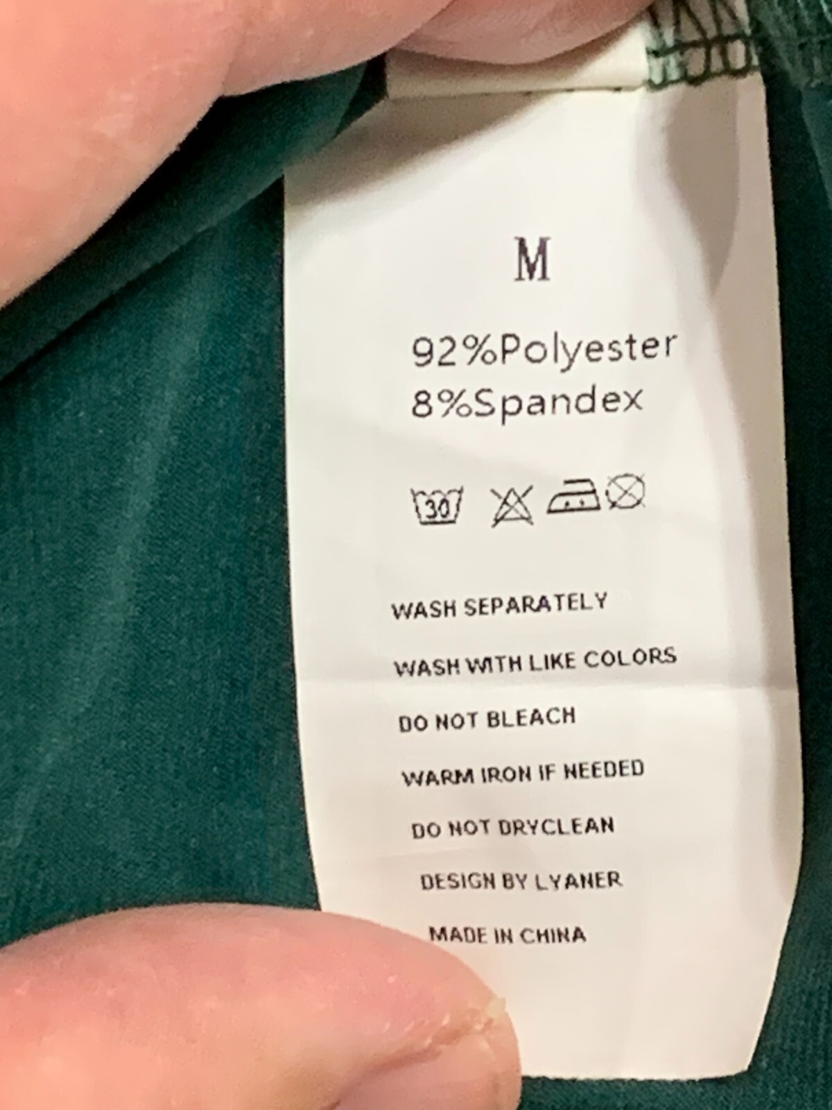 Lyaner Wrap Dress Women Size Medium Emerald Green Silky Tie Front Balloon Sleeve