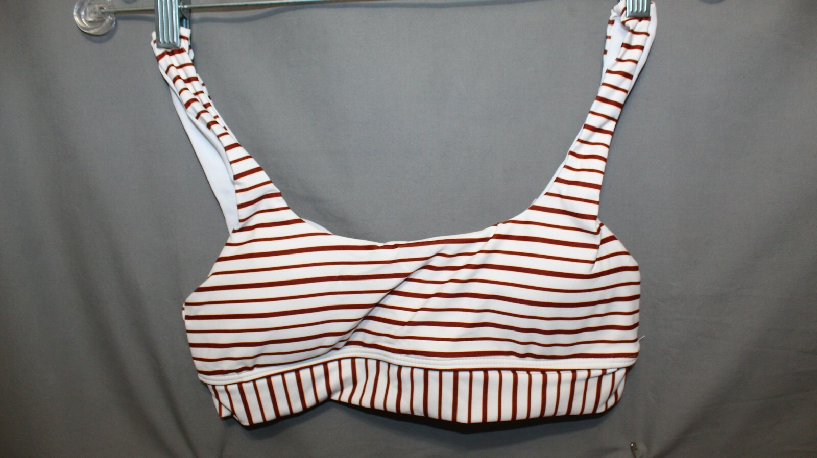 ZAFUL BIKINI womens striped 2 piece 82% Polyamide 18% Elasthane size Small NEW