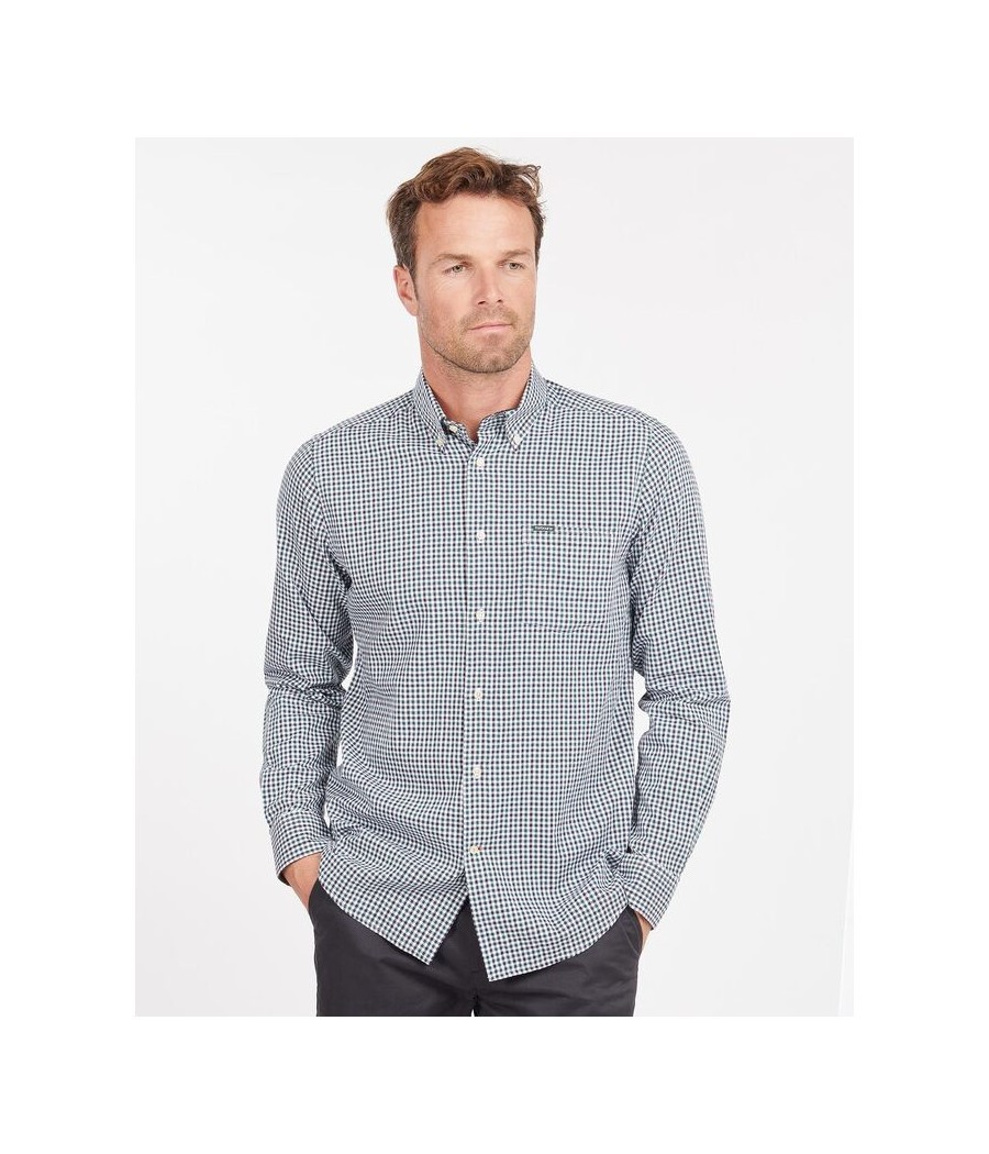 BARBOUR Casual Cotton Shirt Plaid Warm 100% Cotton – Color Options