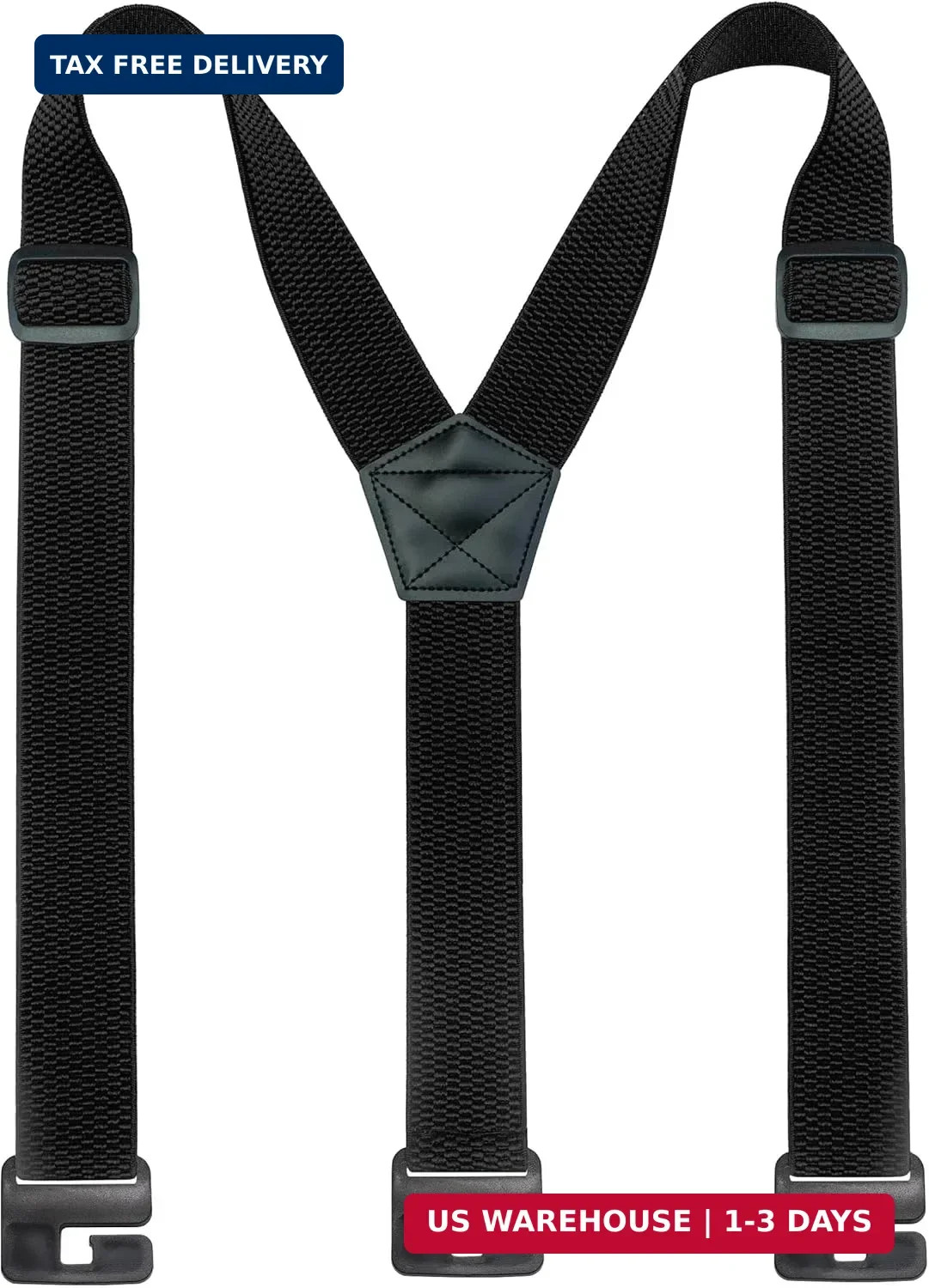 JEMYGINS Hidden Suspenders 1.48″ Under Clothing Work Suspender for Men