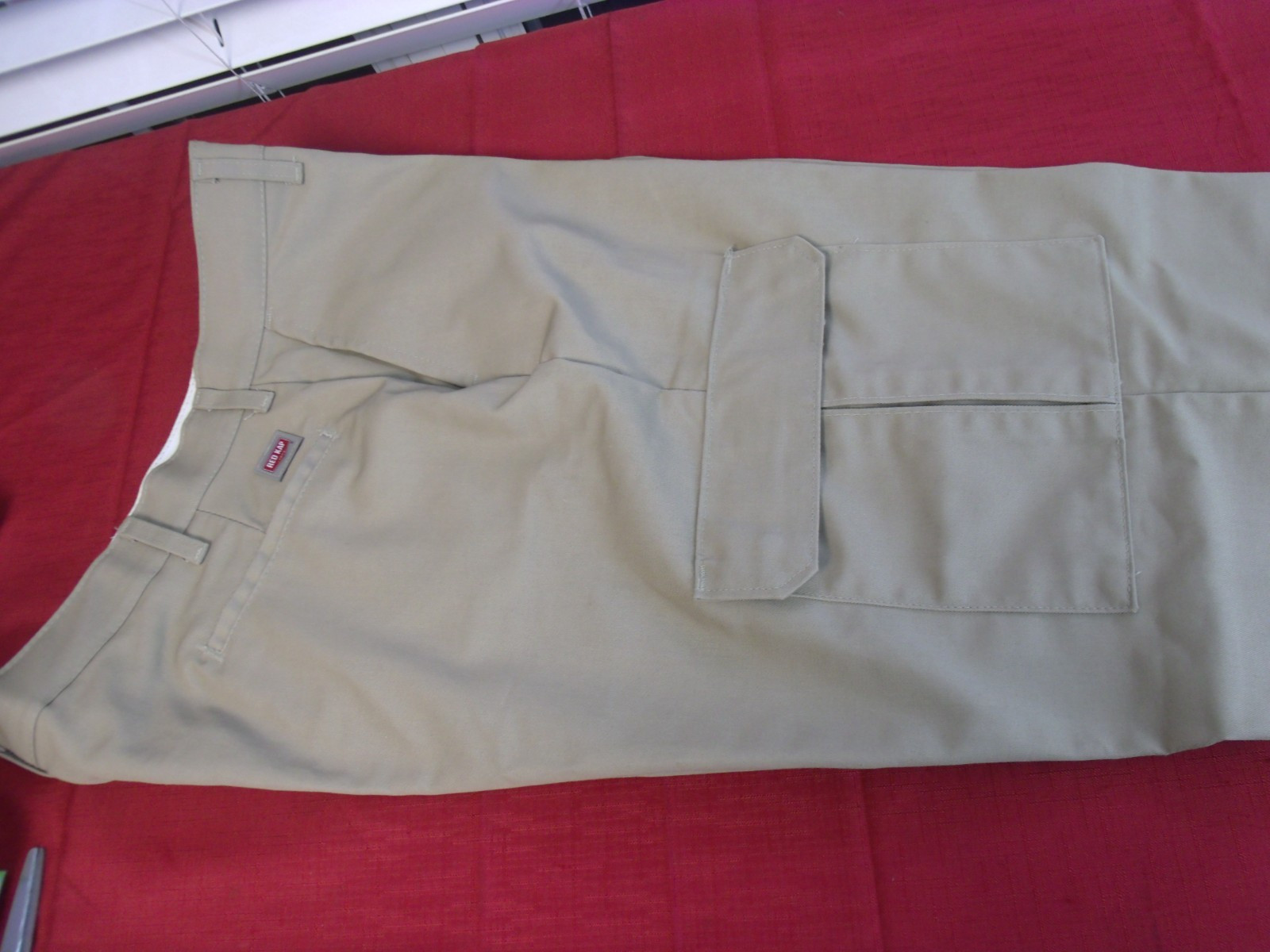 Red Kap PT88KH0 – Men’s Industrial Cargo Pants – Khaki color 38W X 32L