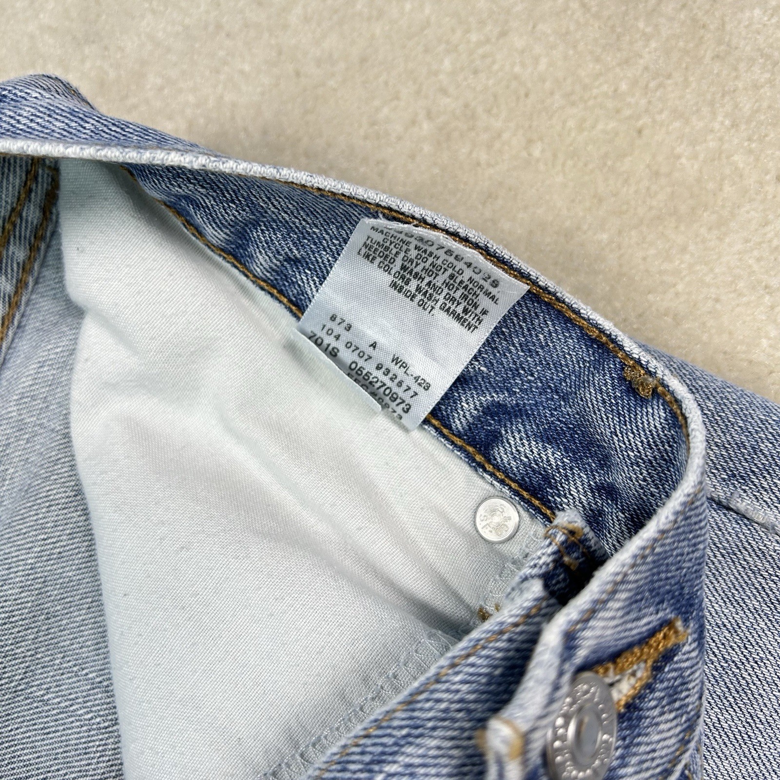 Vintage 90s Levi’s 527 Low Rise Bootcut Jeans Mens 32×32 Denim Faded Distressed