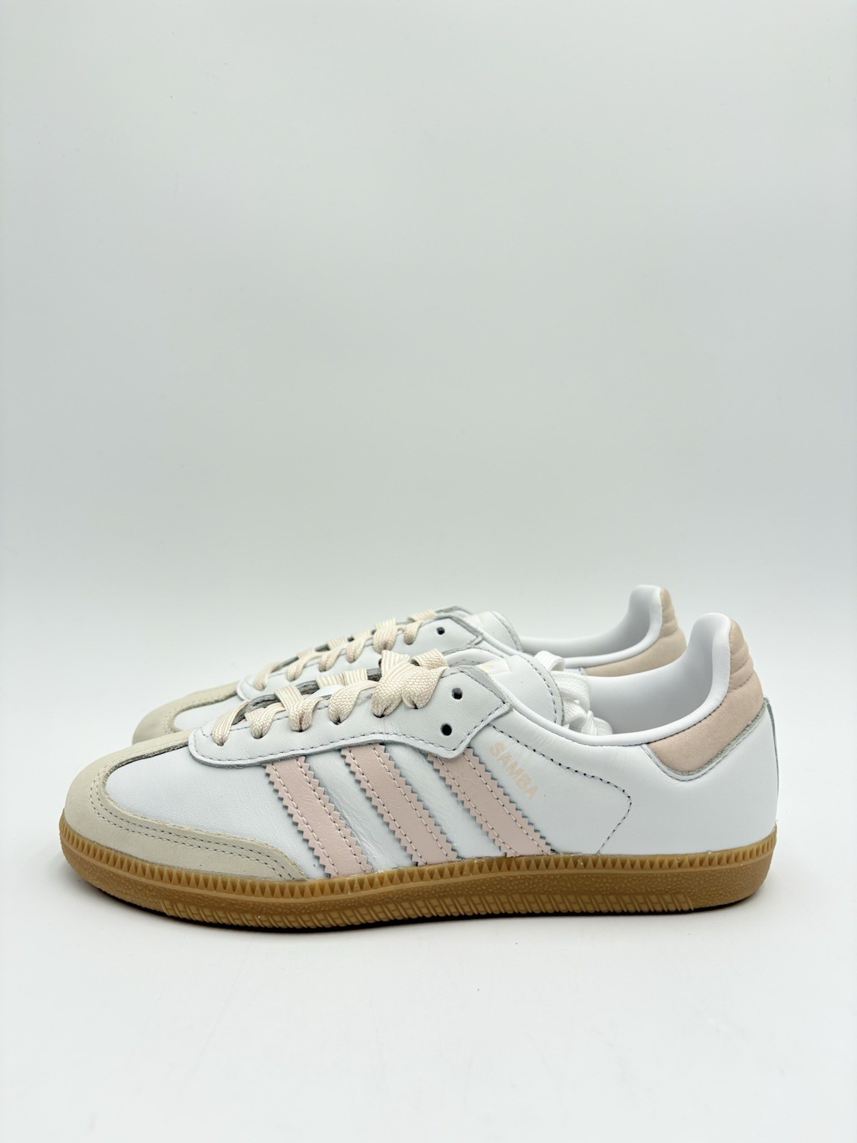 Adidas Women’s Samba OG Size 10 White Pink Gum |JS1351|