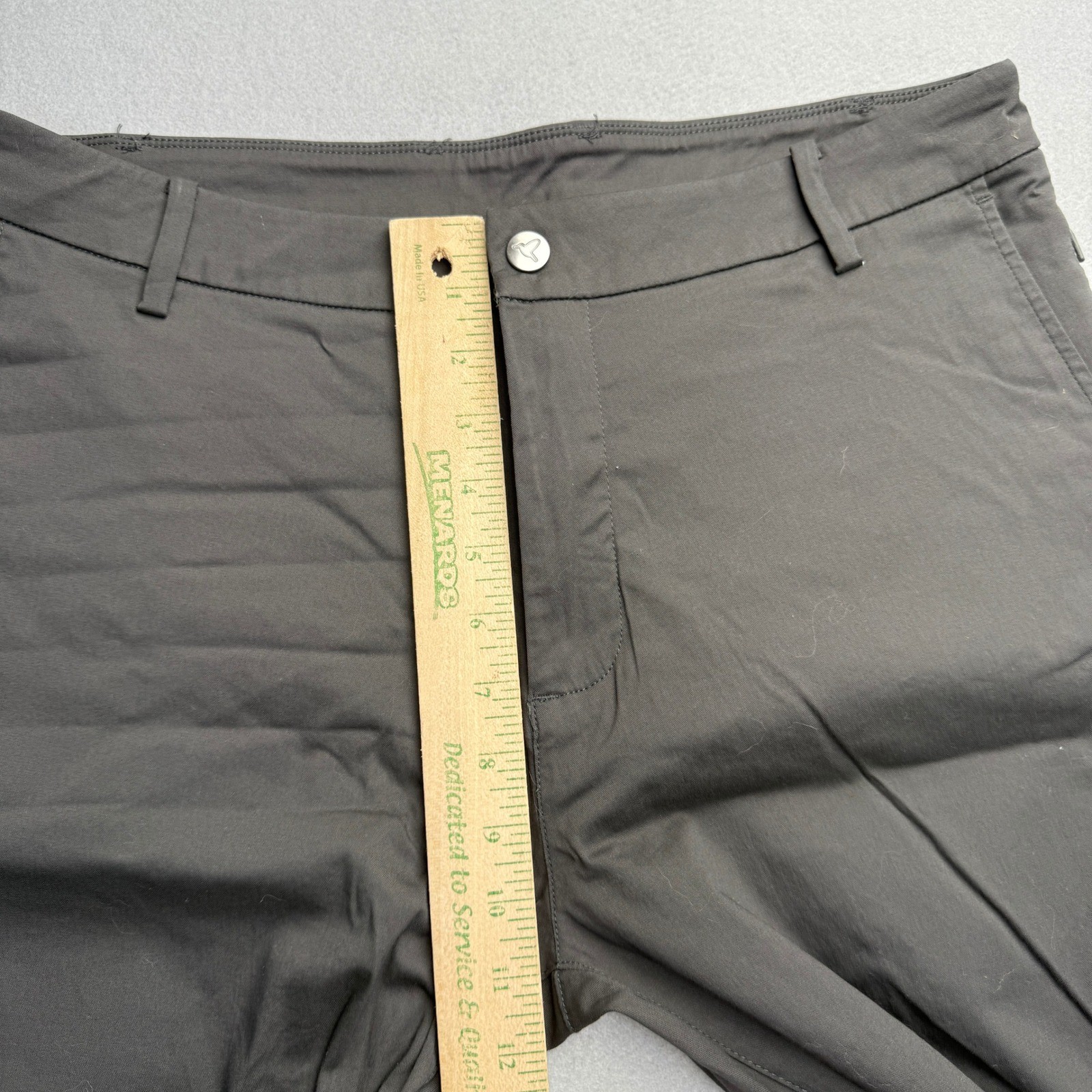 Birddogs Chino Pants Mens 34×32 Gray Lined Stretch Casual Trousers NEED REPAIR