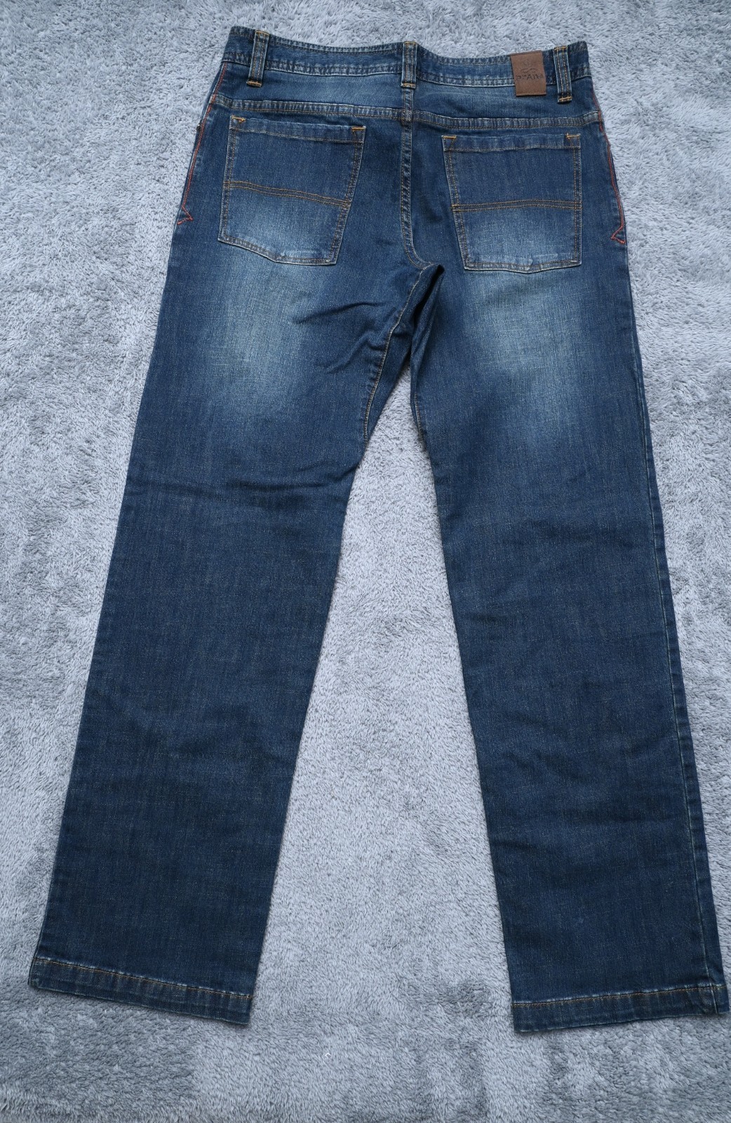 Prana Breathe 32WX32L Straight Denim Jeans 98% Cotton 2% Elastane Wash w/ Colors
