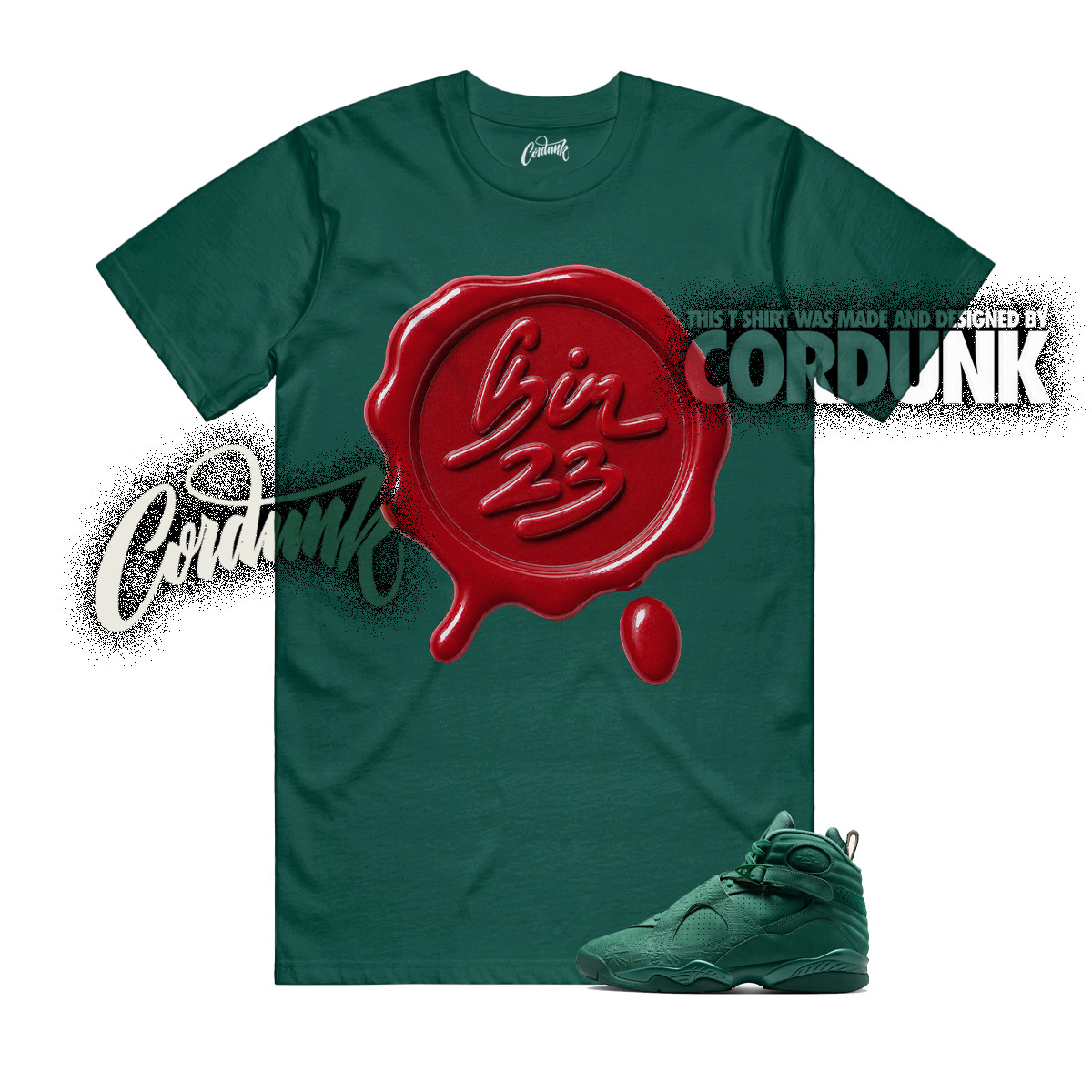 8 Bin23 Legion Pine Green Red T Shirt Match 23
