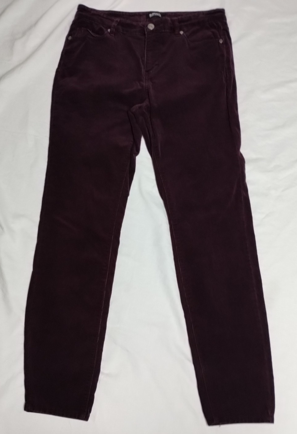 Buffalo David Bitton Corduroy Pants Womens Sz 8 – (30W x 29L) Slim Sculpt Purple