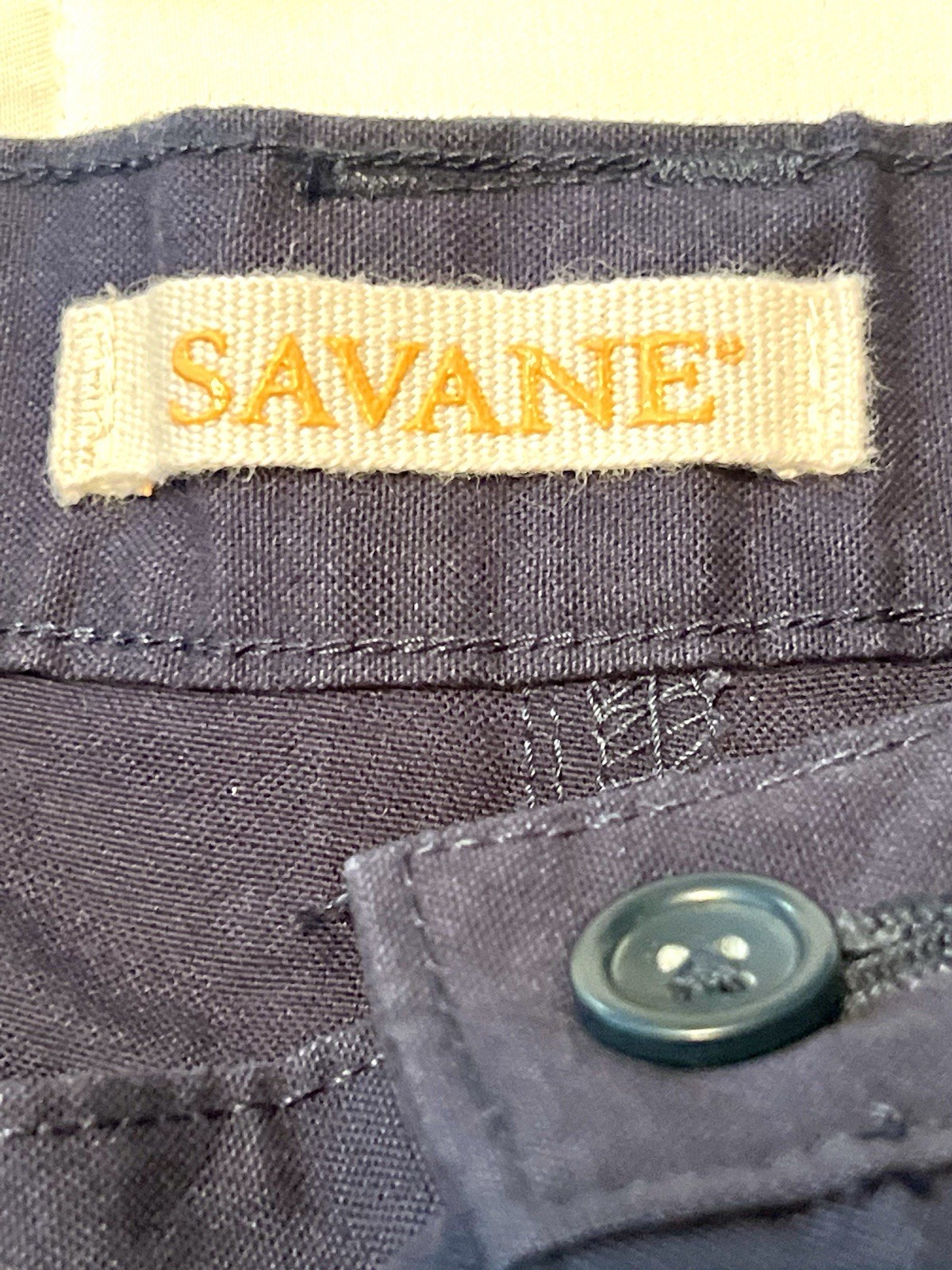 Savane Men’s Navy Blue Cargo Hiking Eco Smart Performance Shorts Size 40