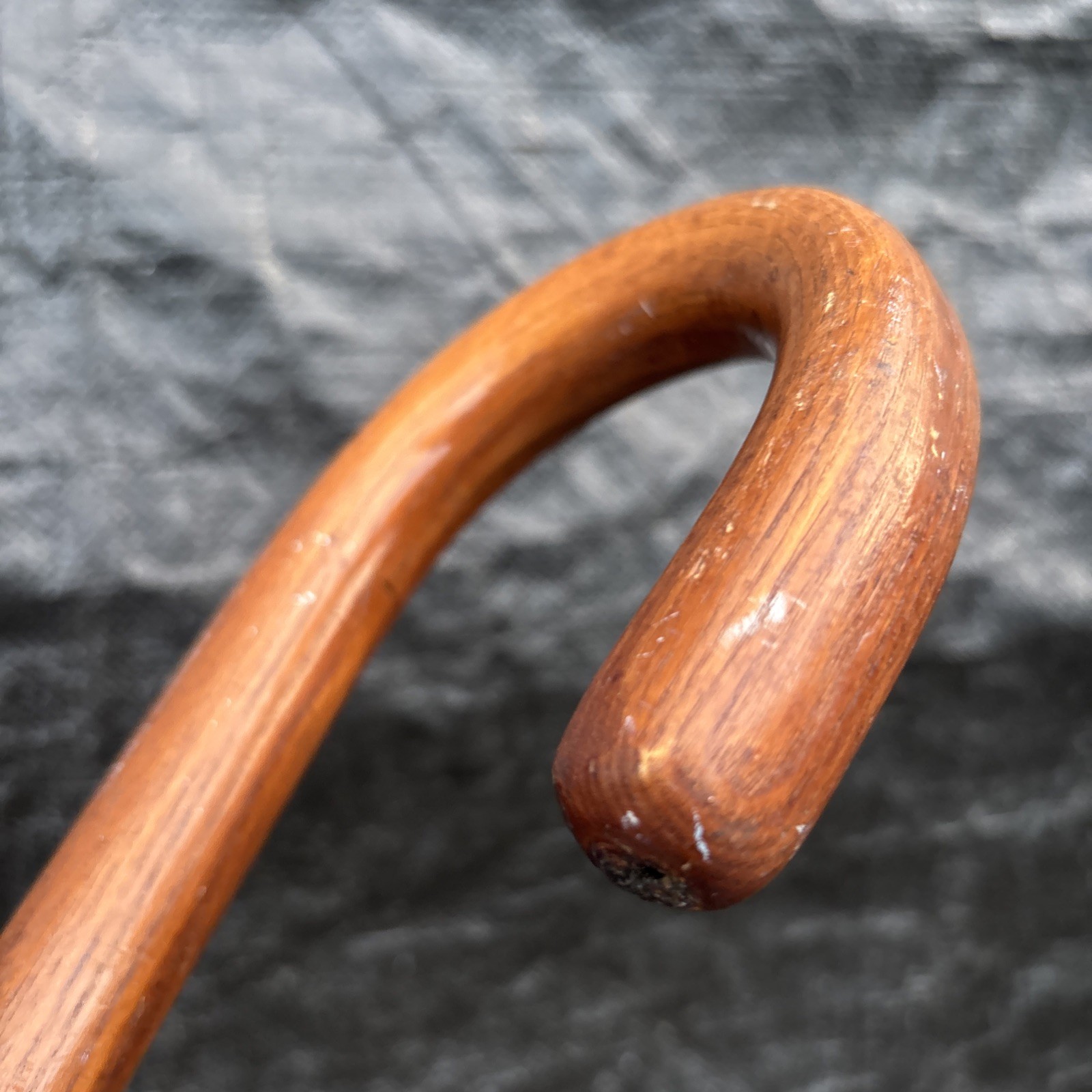 Vintage Hardwood Walking Cane 35 1/2”