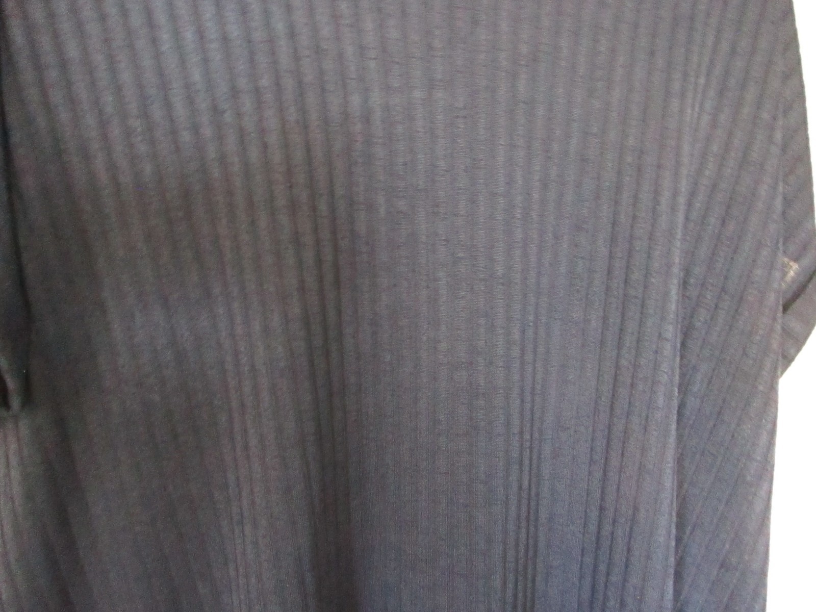 Good Days Only 2x Plus Navy Blue ribbed top Cap sleeve Pullover Button detail