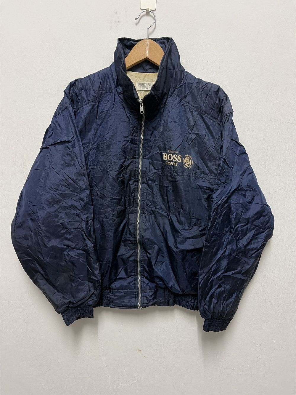 Vintage Suntory Coffee Boss Bomber Jacket