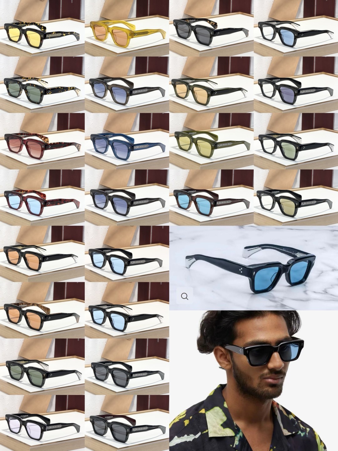 JACQUES MARIE MAGE Style Unisex Sunglasses – MODEL: FELLINI SIZE:51口20-146