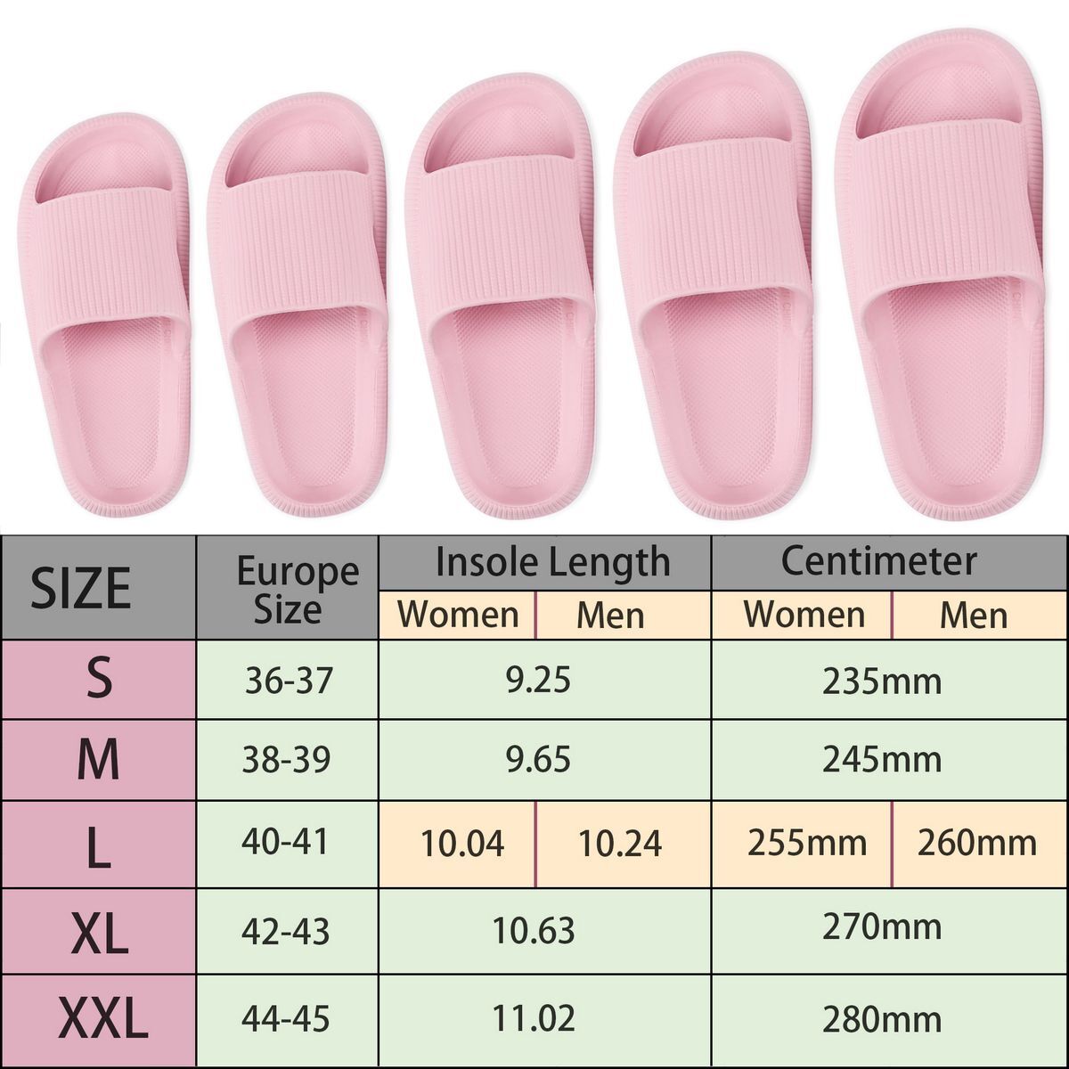 Shower Shoes Bath Slipper Slides Sandal for Women and Men Bathroom Non-slip