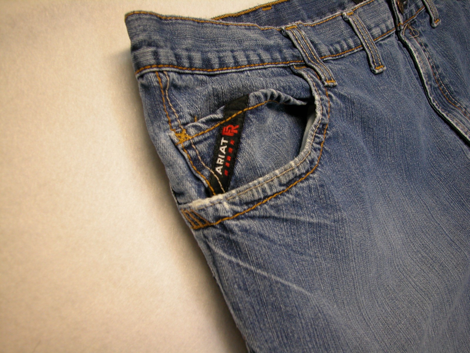 Ariat FR M4 50×34 Low Rise Boot Denim Jeans Men’s Distressed ( Measure48x28.5 )