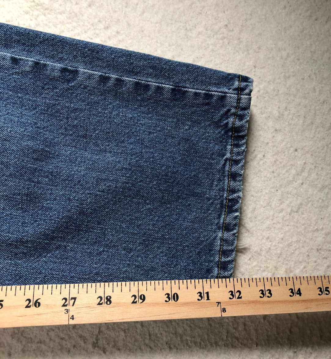 VTG Genuine Wrangler Men’s Jeans Regular Straight Medium Wash 100% Cotton 42×32