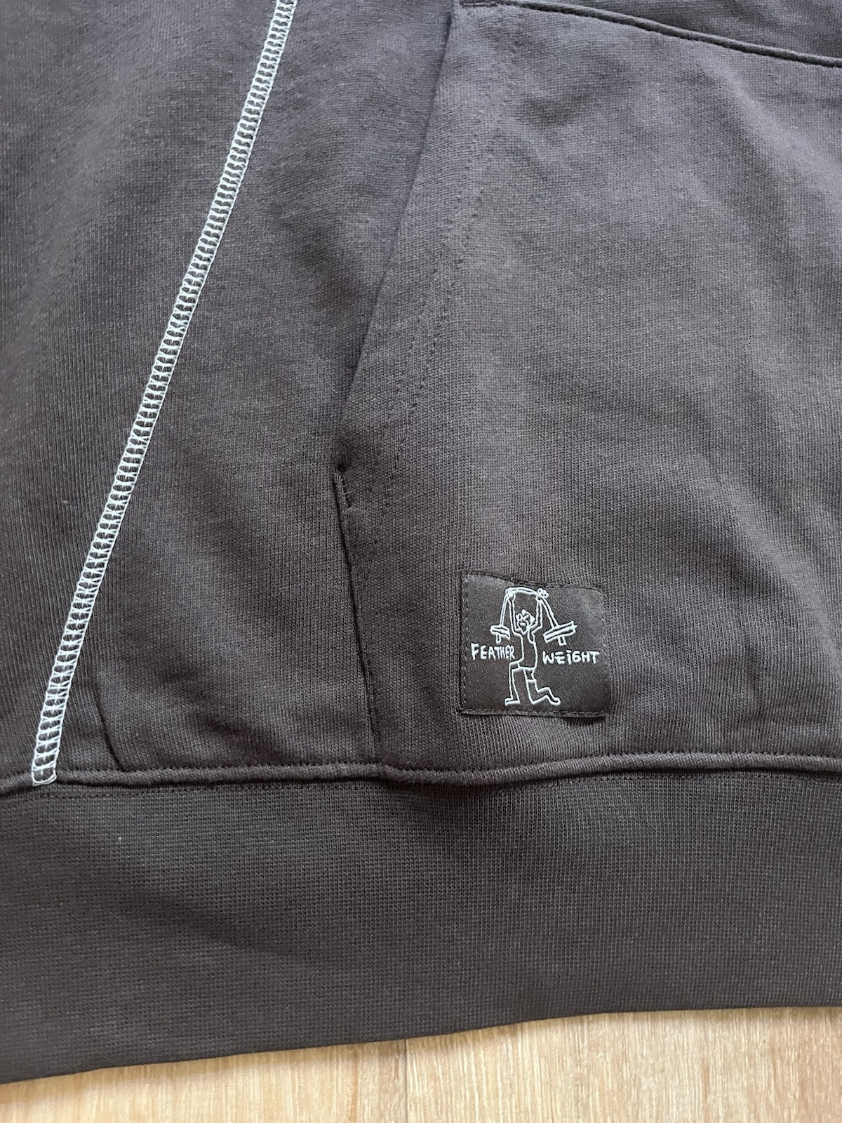 adidas Shmoofoil Featherweight Hoodie (Gender Neutral) Sz M Brown White JC7637