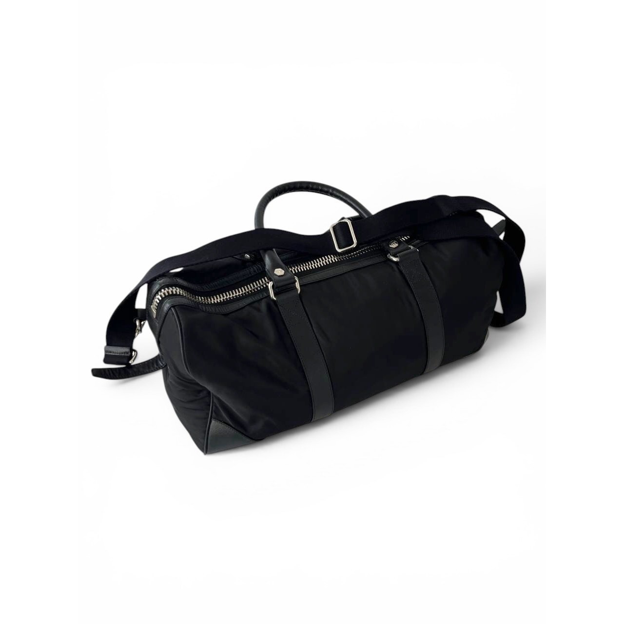 Philipp Plein Limited Edition Black Nylon Duffle Bag Weekender Travel Bag