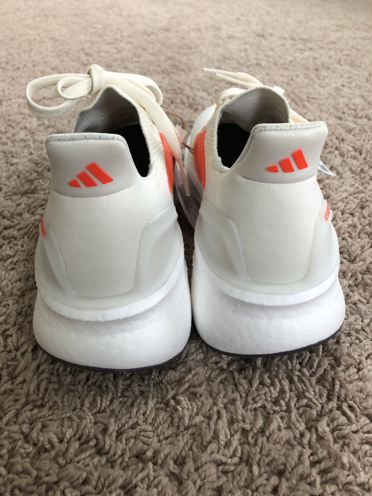 Adidas UltraBoost 5X Men’s Size 6 White Orange Boost Running Shoes Sneakers