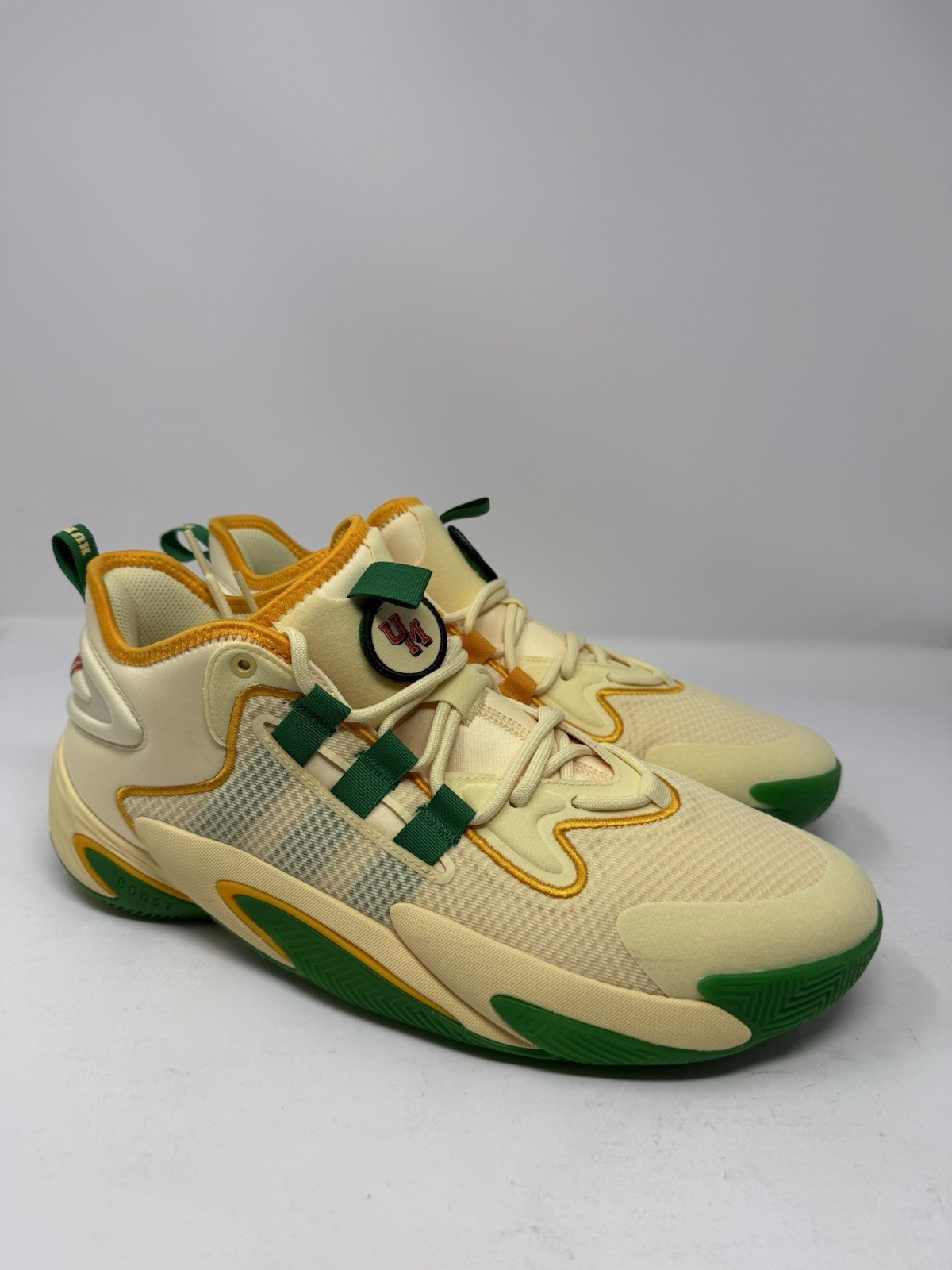 Adidas SM BYW Select PE Miami Hurricanes Basketball Sneakers IE0880 Men’s Sizes