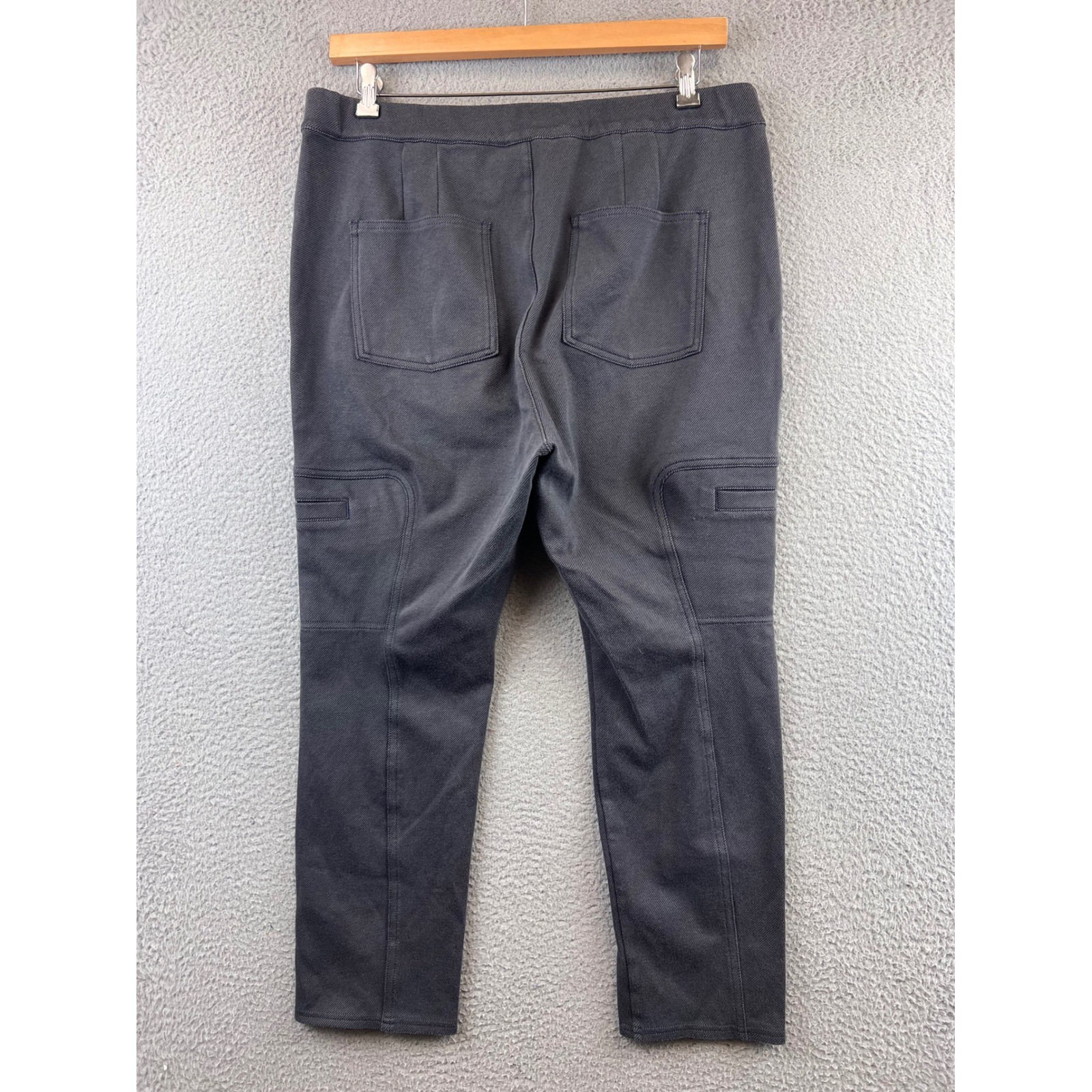 Anthropologie Women’s XL Pull on Pants Cargo Cotton Polyester Elastane