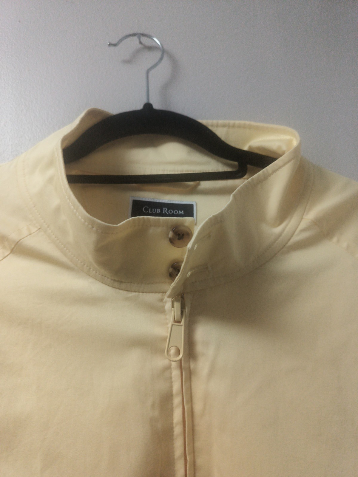 CLUB ROOM Men’s Regular-Fit Bomber Jacket Lightweights Pale Sun Yellow XXL