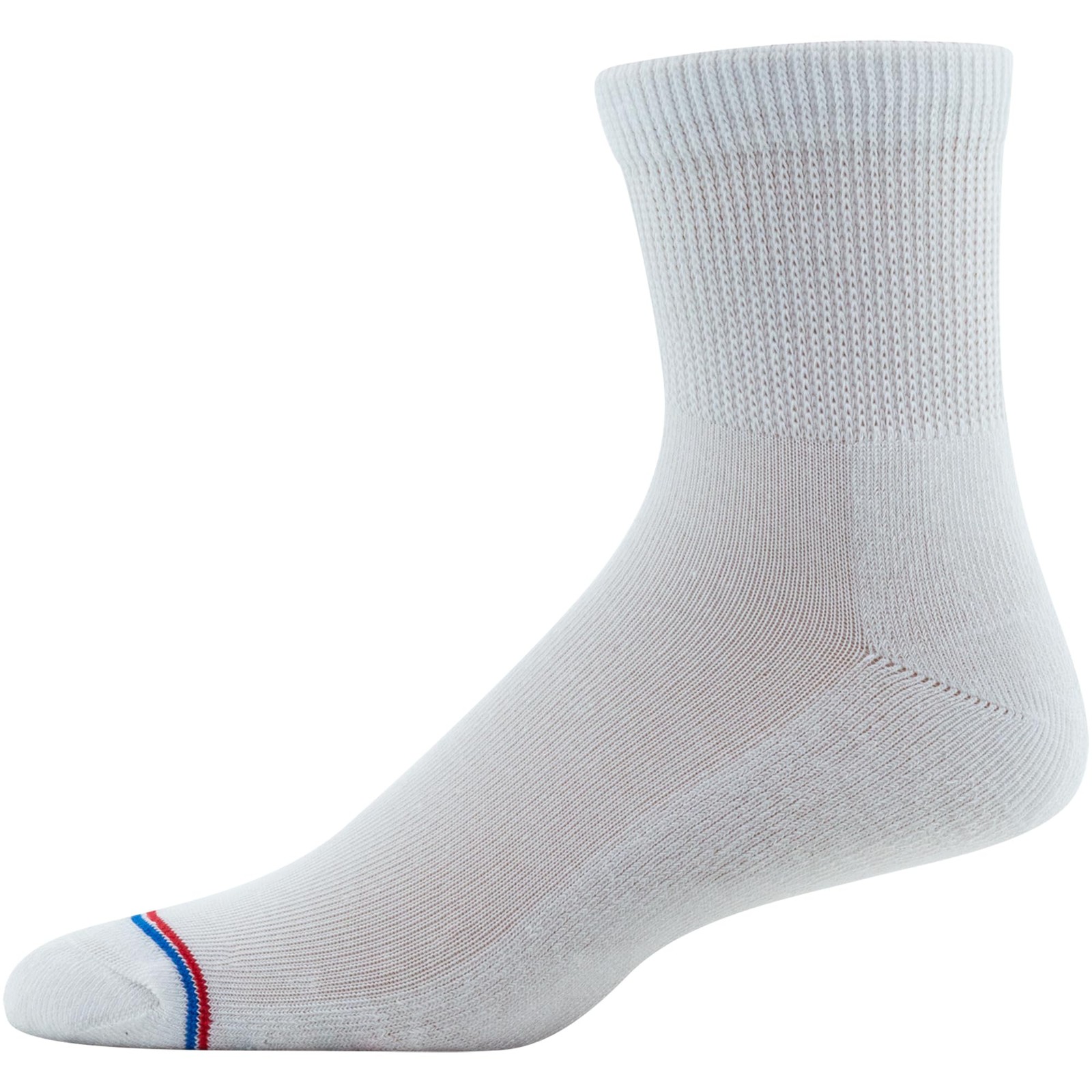 Medipeds 8 Pack Diabetic Quarter Socks Men 7-12 Women 10-13 Moisture Wicking