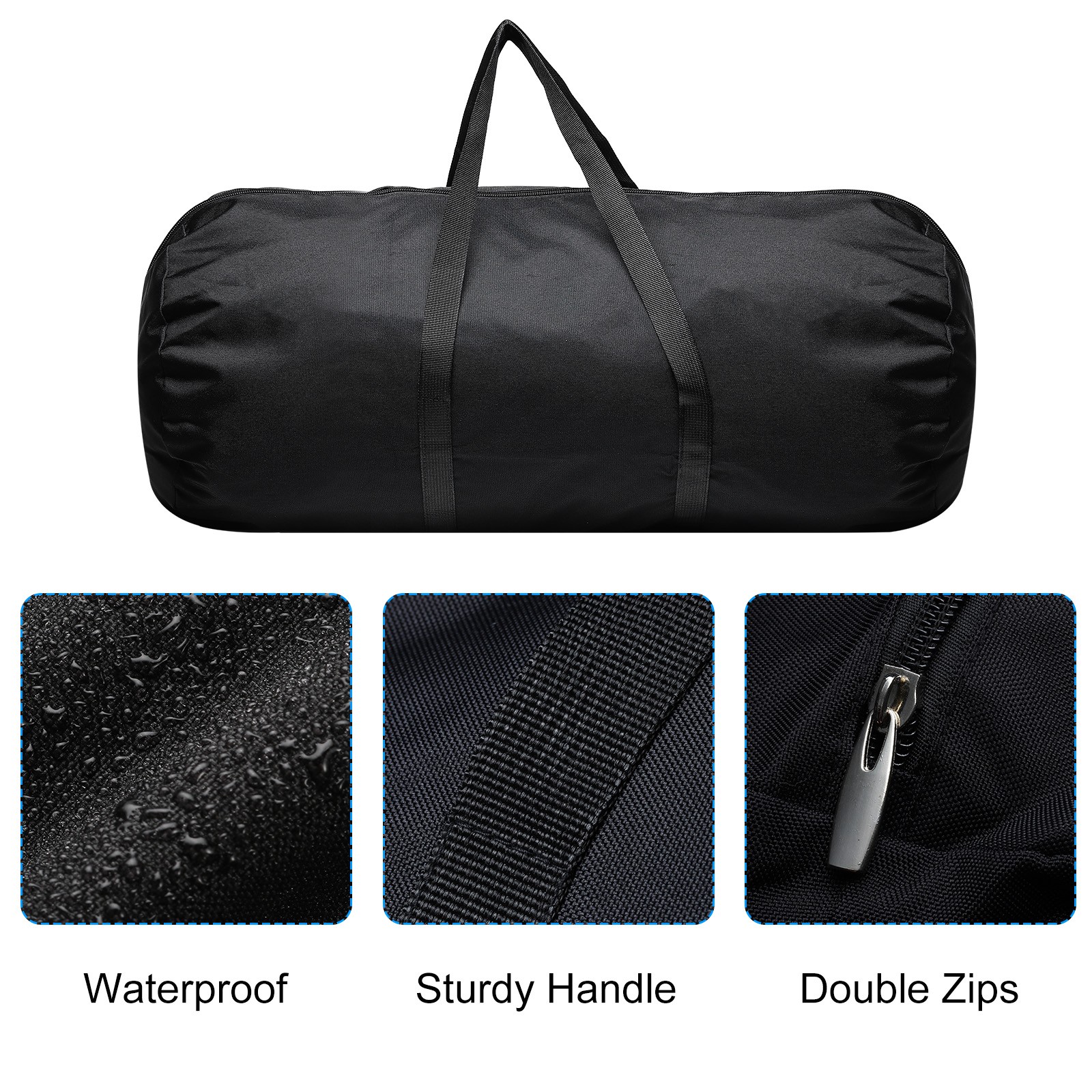 31.49 x 11.81″ Outdoor Duffel Bags Waterproof Camping Storage Bag with Zipper