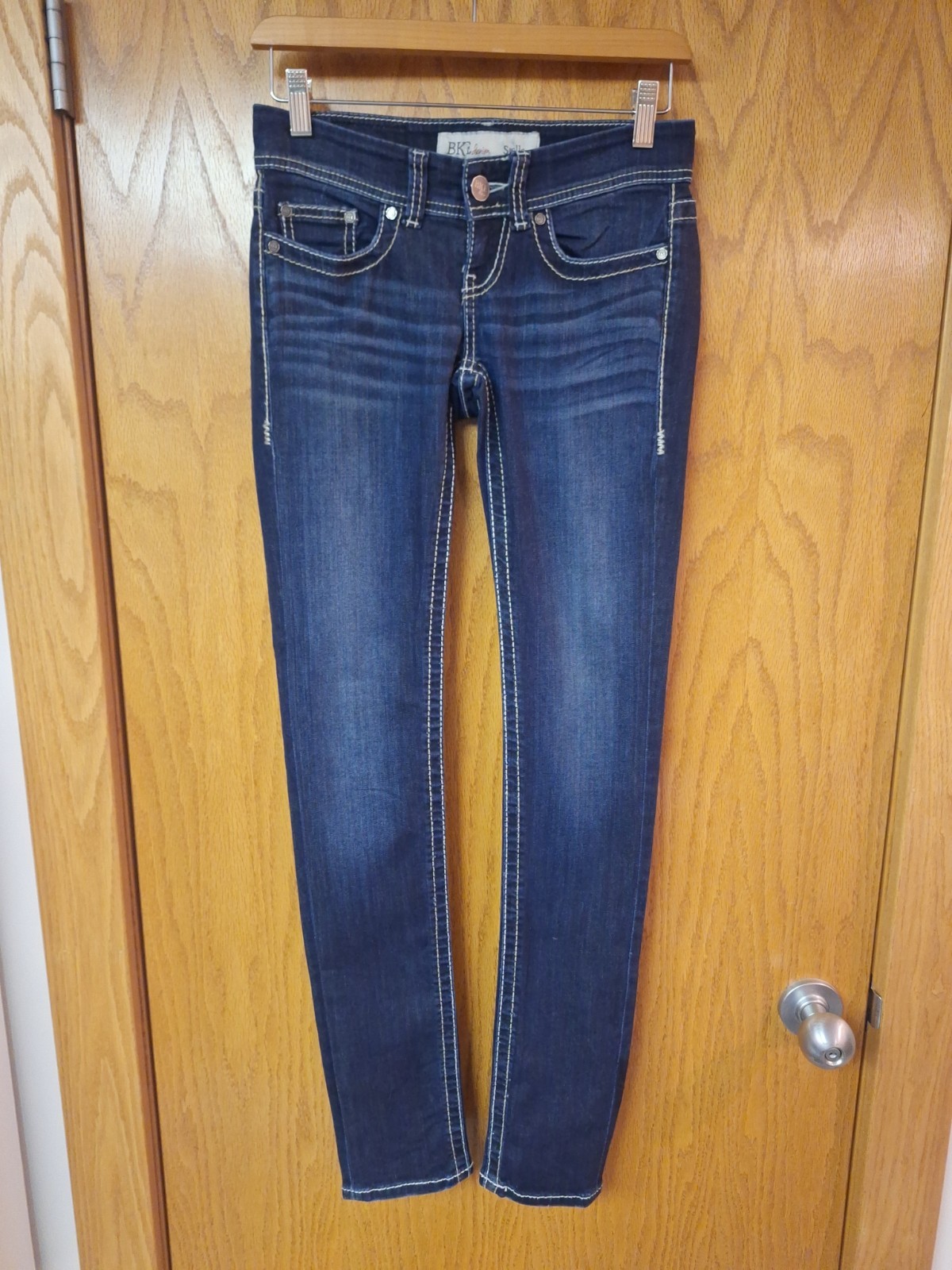 BKE Denim Women’s Pre-owned Jeans ~ Stella ~ Stretch/Skinny Jeans Size 24 × 33.5