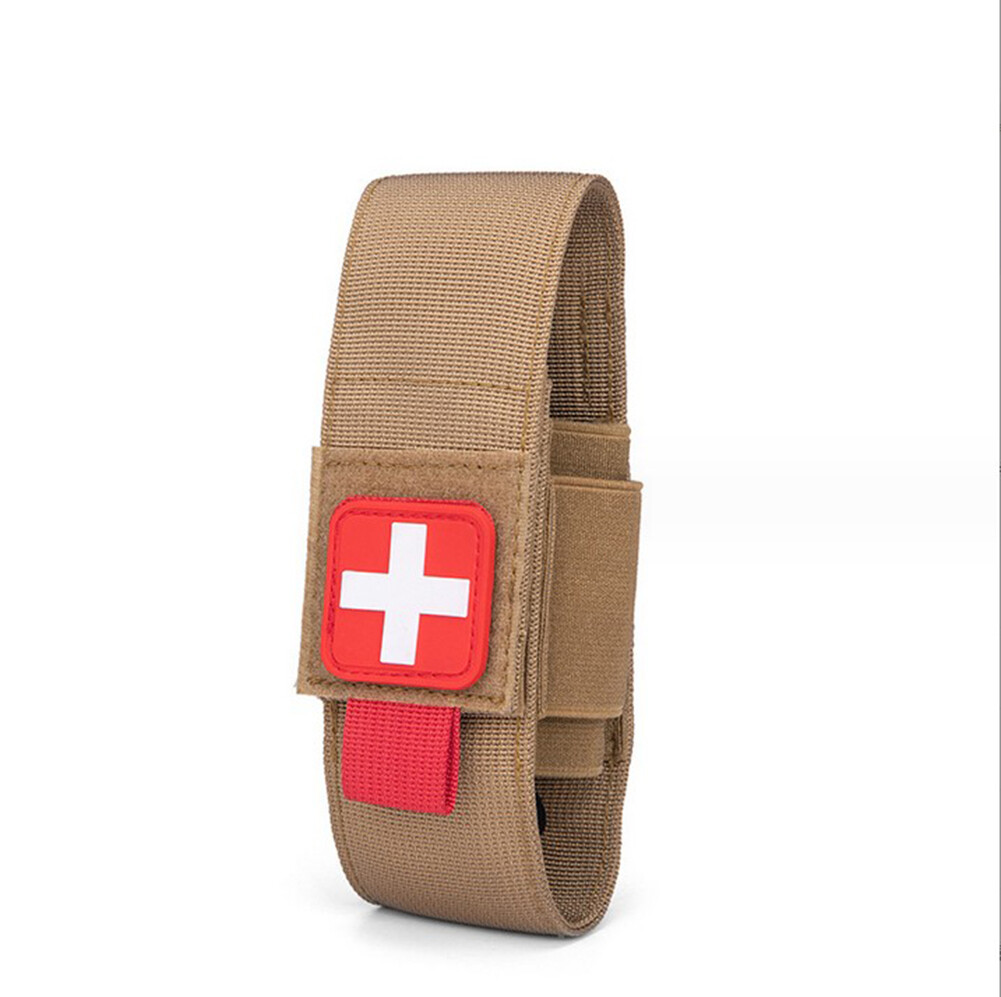 Nylon Waist Pack Tactical Molle First Aid Kit Outdoor Medical Khaki Small Pouch