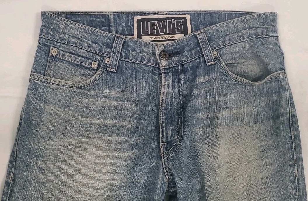 Levi’s 510 Jeans Men’s Size 32×30 Super Skinny Faded Light Blue Denim