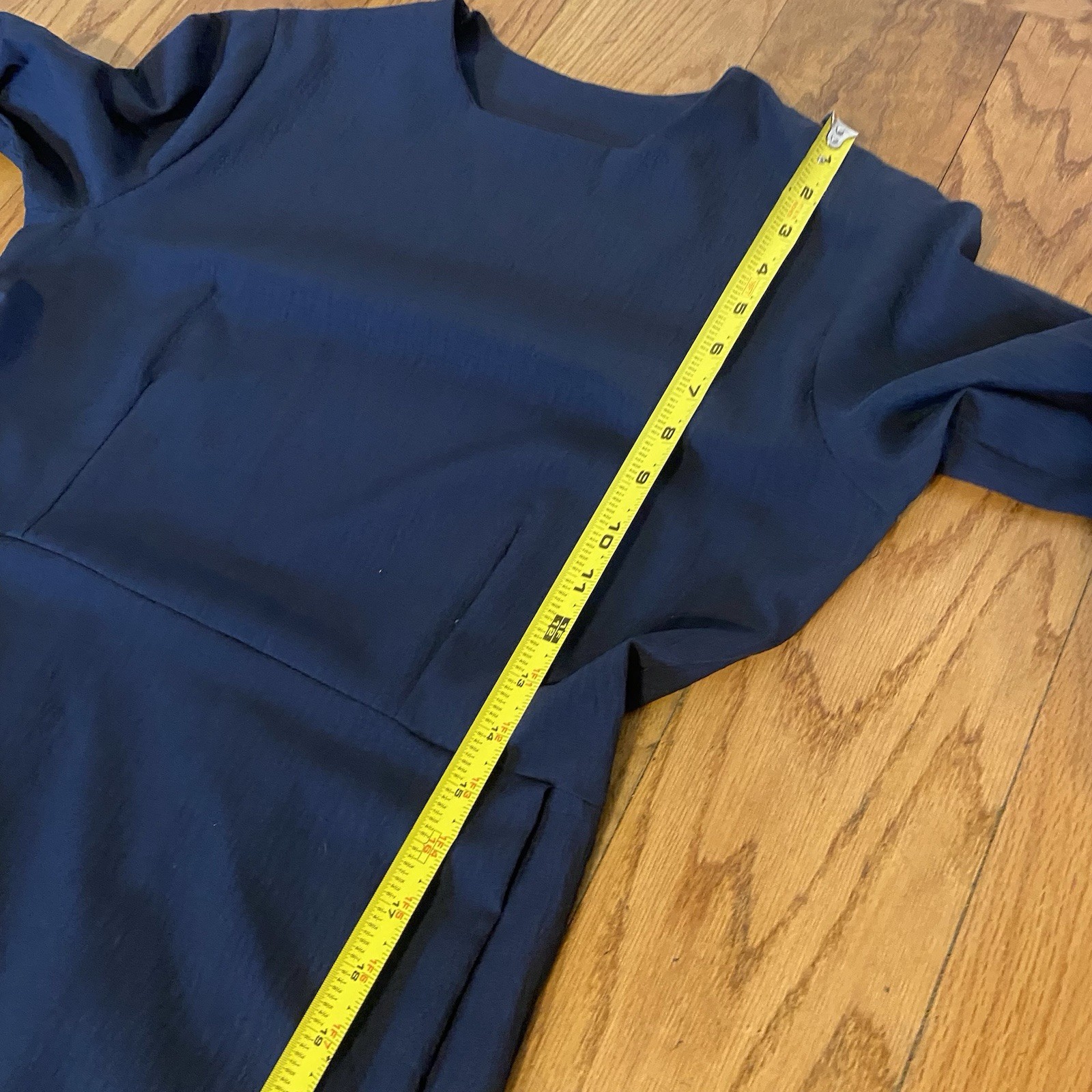 Amish Mennonite Dress 40-41” Bust/32” Waist *Pullover W/Cape & Apron* Blue