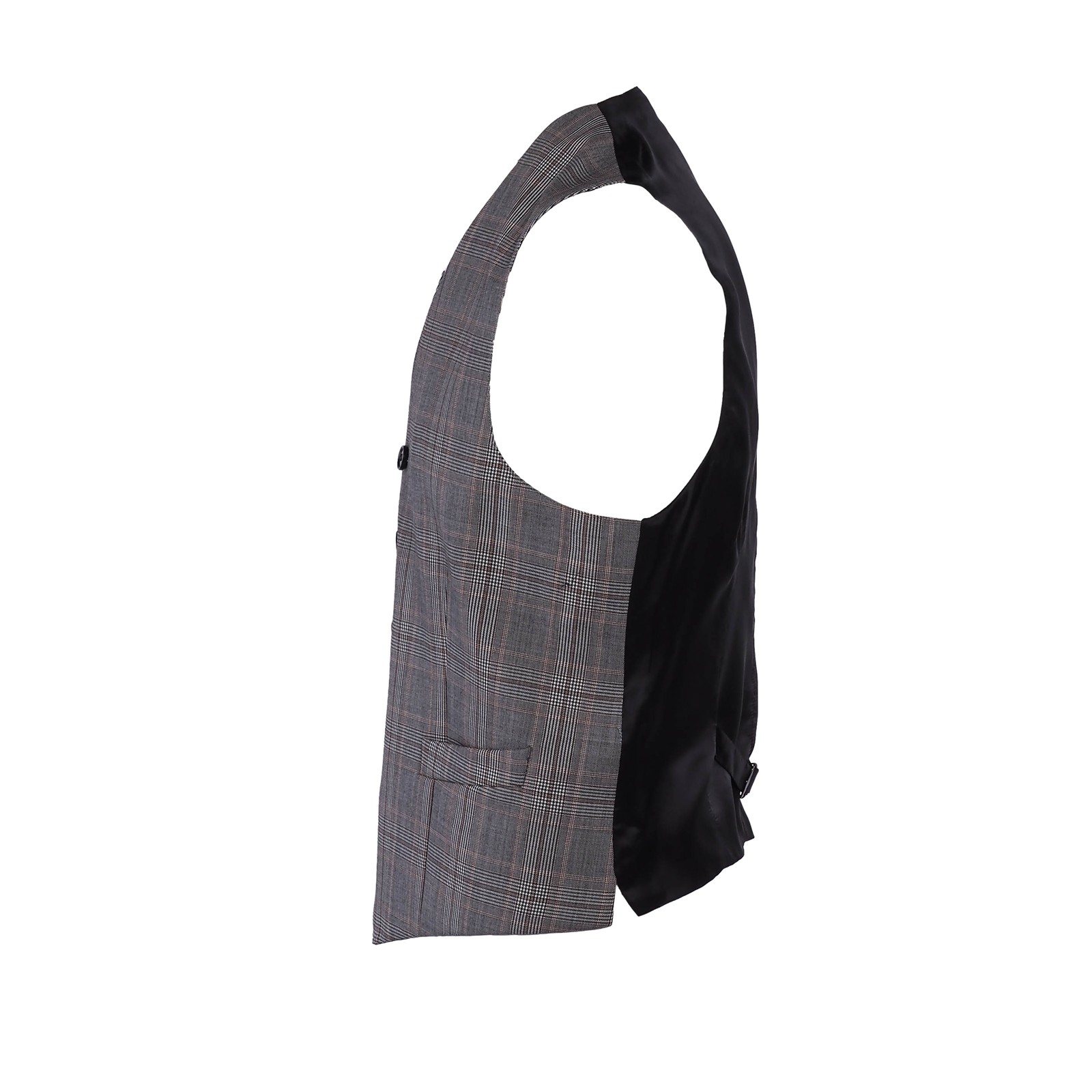 GANT vest checked size 48 men’s wool multi-colored wool vest gilet 7706218